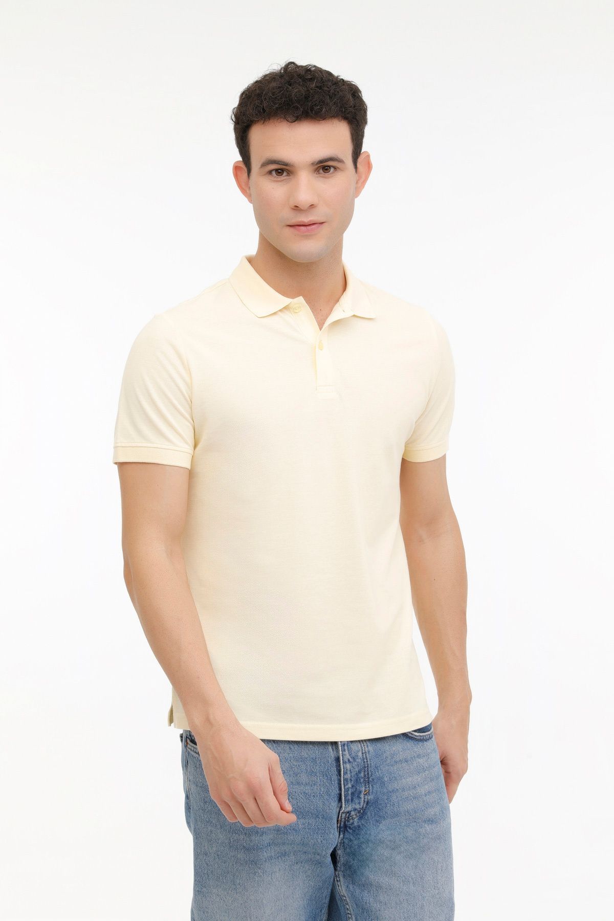 Kinetix M-SN328 T-SHIRT 4FX Sarı Erkek Kısa Kol T-Shirt