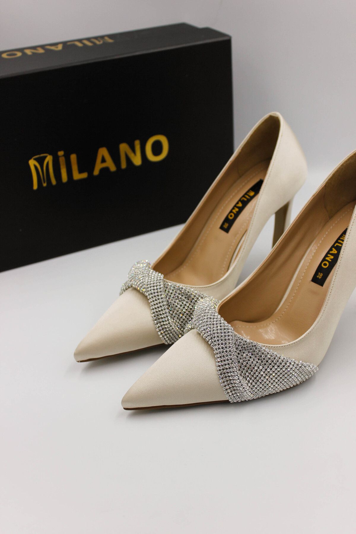 Milan Modren Topok Detaylı Şik Stiletto