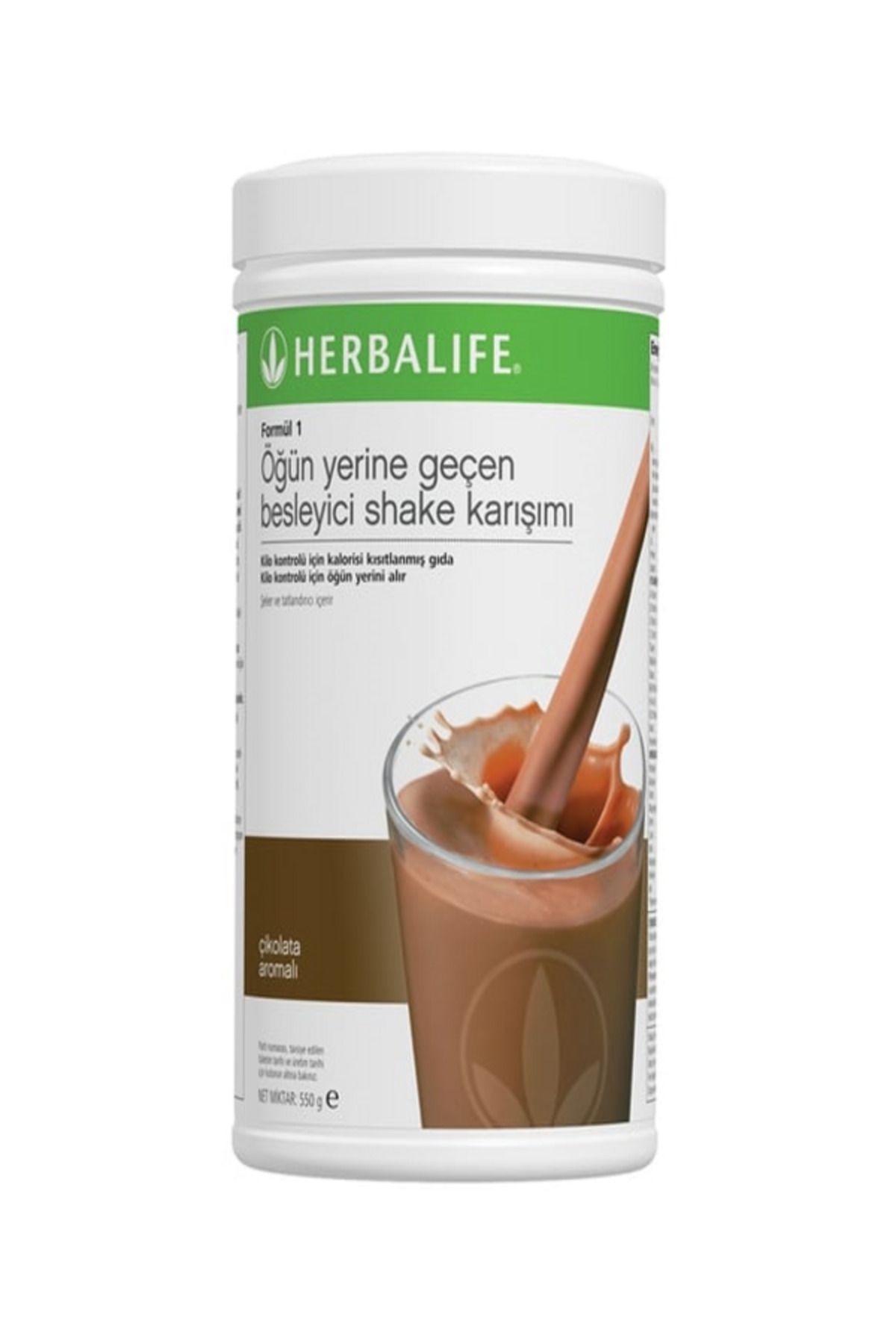 Herbalife Formül 1 Öğün Yerine Geçen Besleyici Shake Karışımı 550g- Çikolata Aromalı