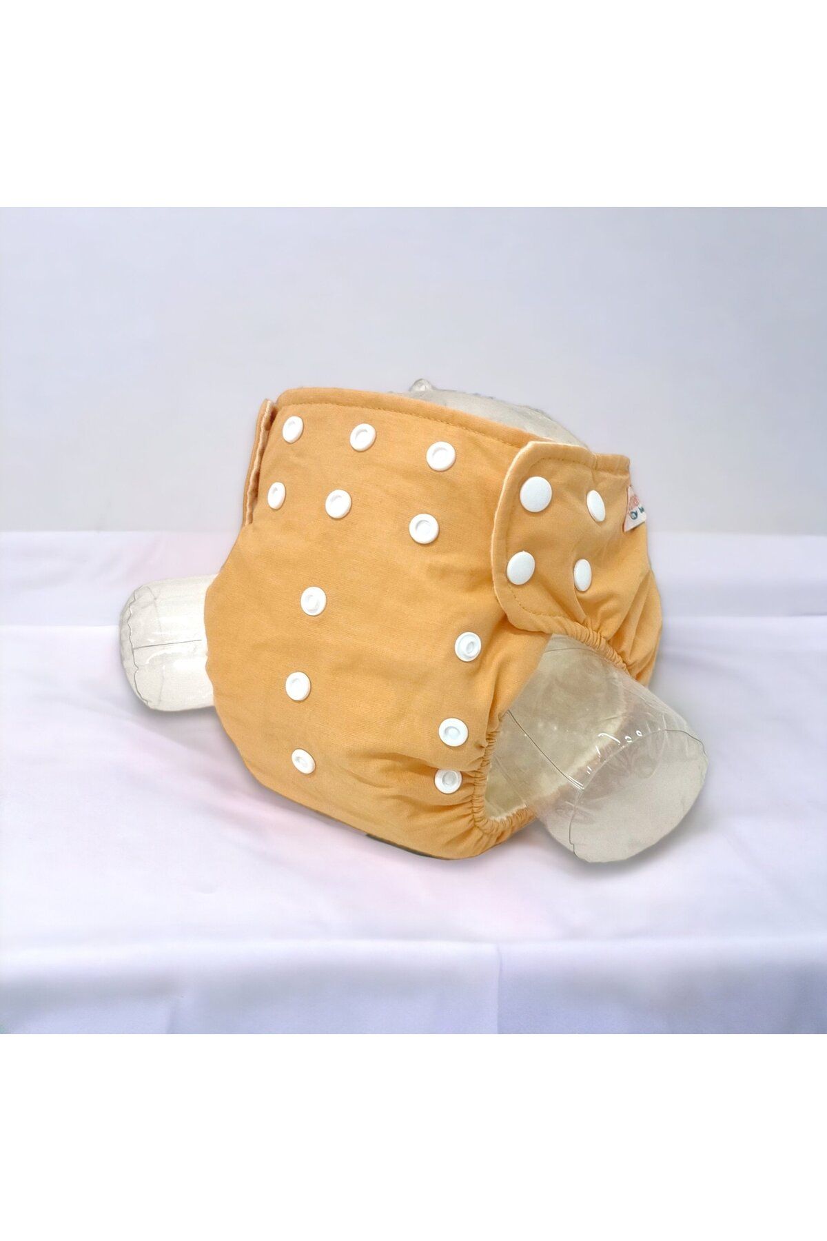 BEZHANE Baby YBB Yıkanabilir Bebek Bezi Kavuniçi Renk Çıt Çıtlı(3kg-12kg)