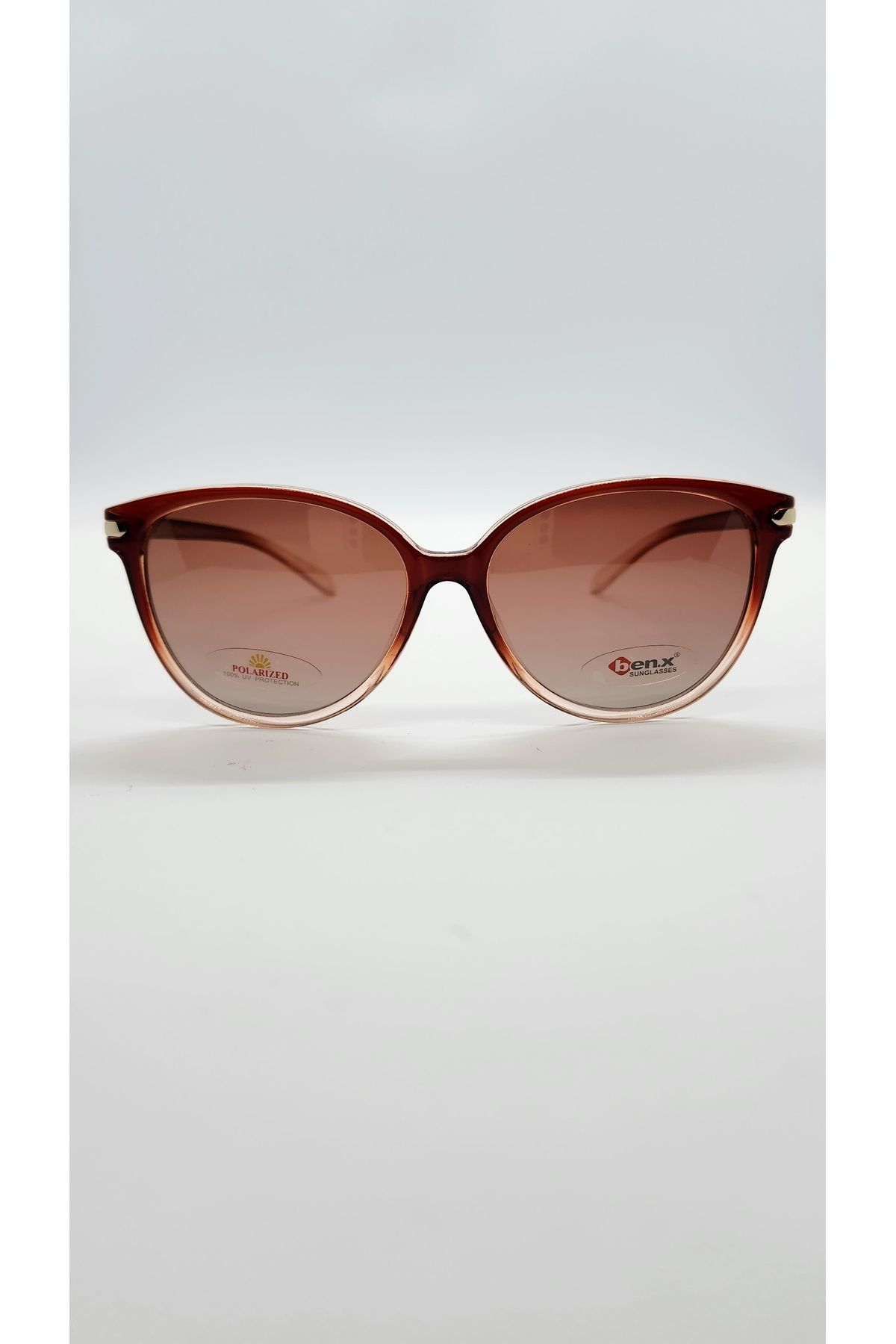 Benx Sunglasses Kahverengi Çekik Model Kadın Güneş Gözlüğü