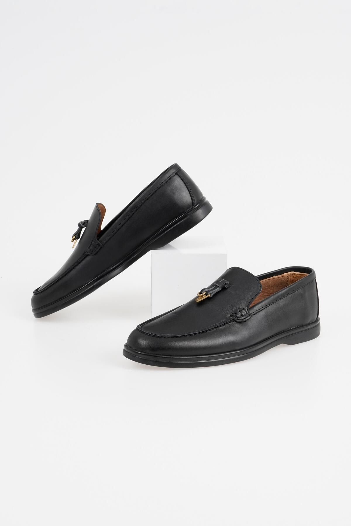 CZ London Hakiki Deri Erkek Loafer Model Günlük Rahat Ayakkabı