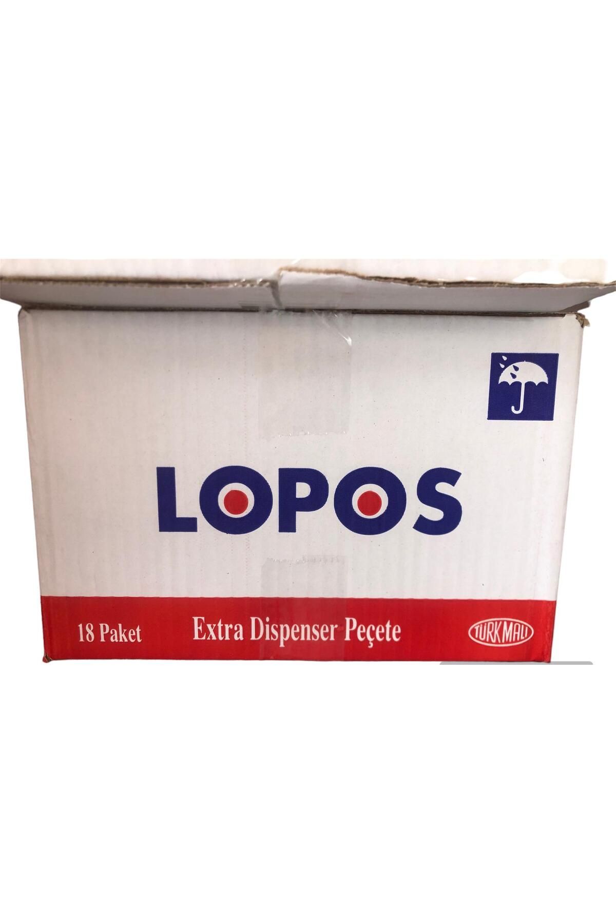 LOPOS Extra Dispenser Peçete Koli İçi 18 Pkt