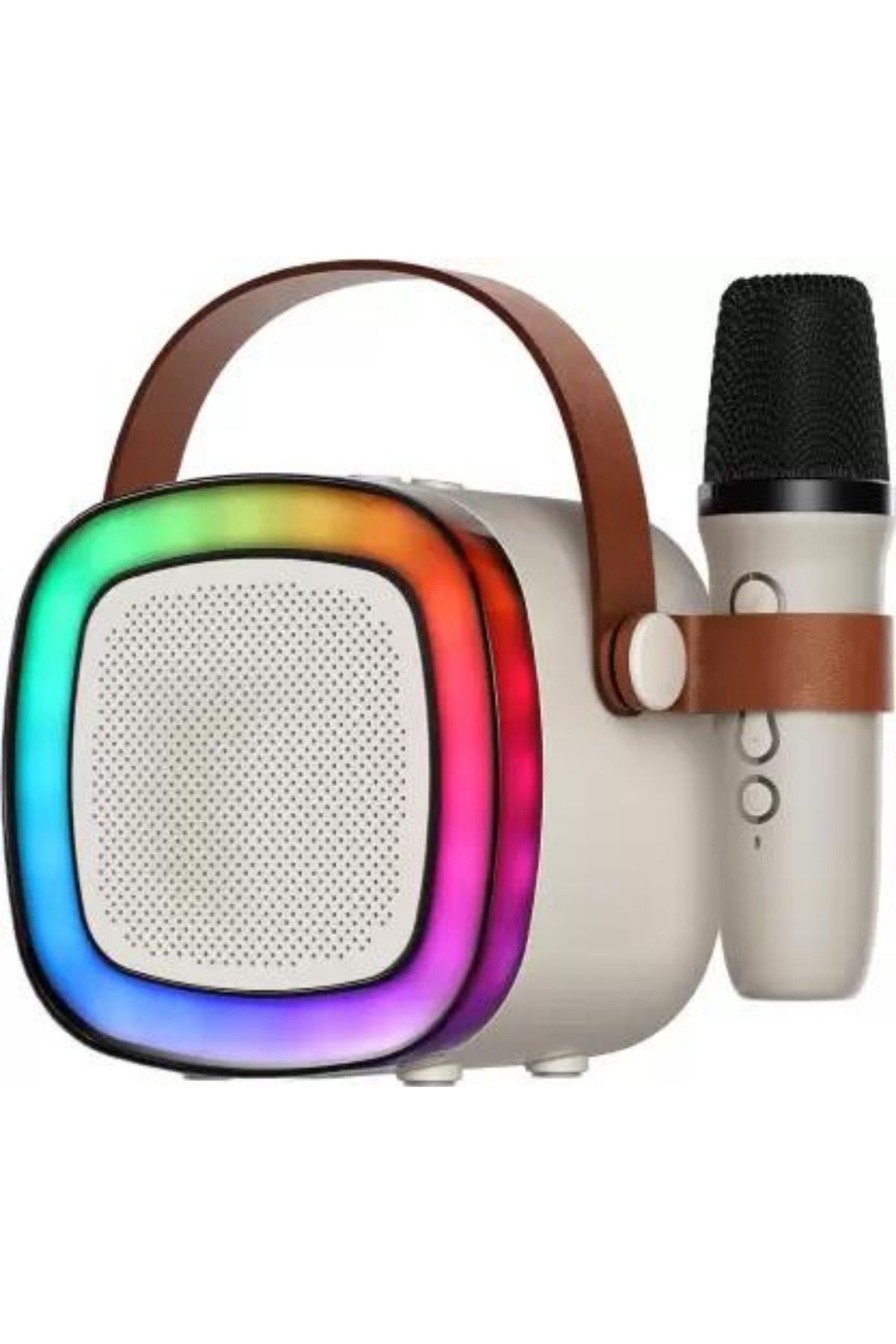 OBRAX Rgb Ledli Karaoke Mikrofonlu Bluetooth Hoparlör