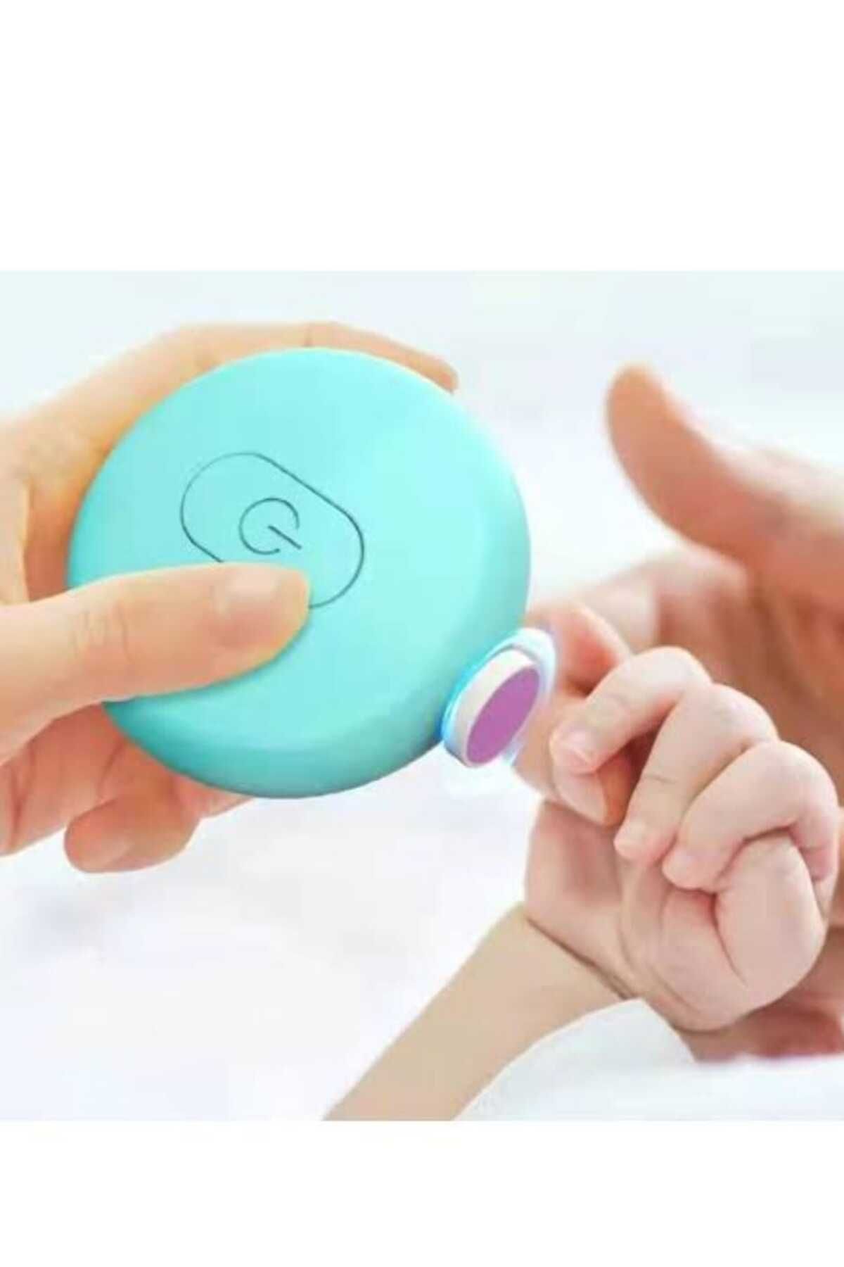 Dalian Home Yenidoğan Bebek Tırnak Törpüsü Pilli 6 Başlıklı Çocuk Tırnak Parlatıcı Makas Manikür Set