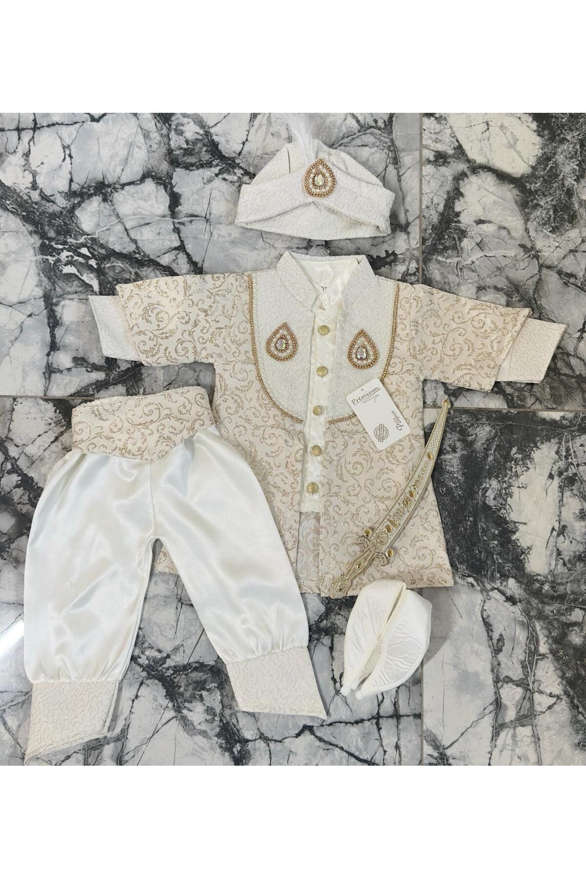 Petite Ponpon Baby Harry&millie Yenii Modell Erkek Bebek Mevlütlük Şehzade Sünnetlik Sünnet Kıyafeti Erkek Çocuk