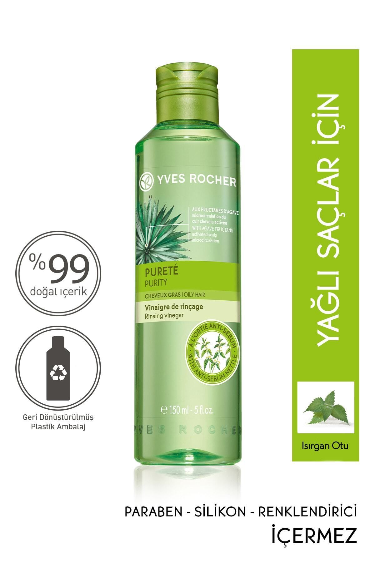 Yves Rocher Yağlı Saçlar İçin Arındırıcı Saç Sirkesi -150 ml