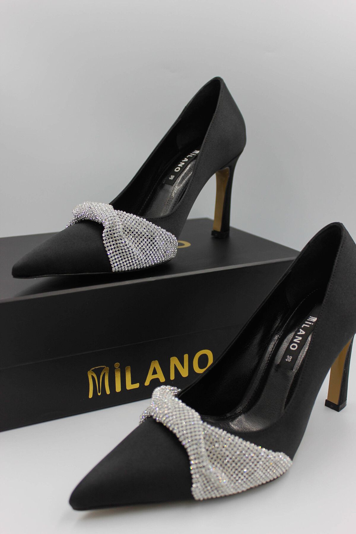 Milan Modren Topok Detaylı Şik Stiletto