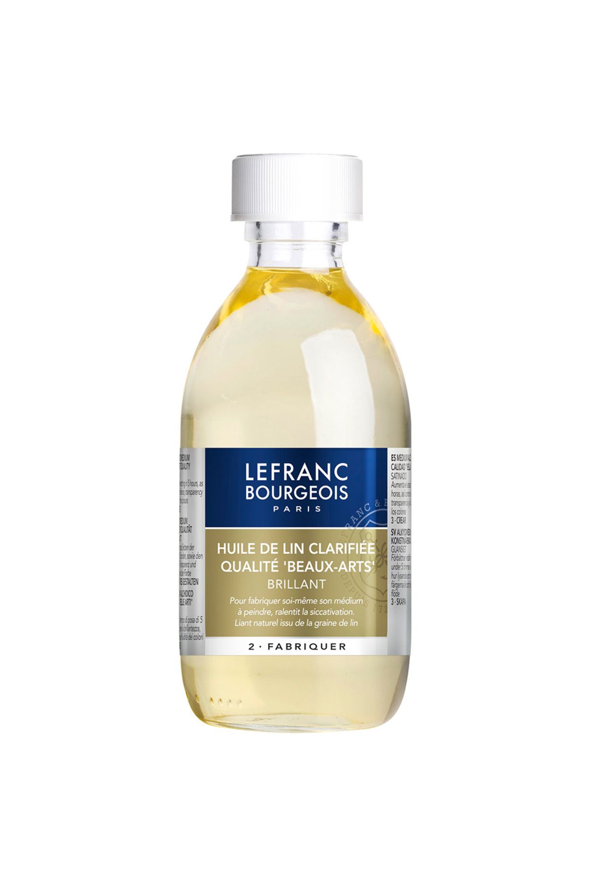Lefranc Bourgeois Clarified Linseed Oil (Arıtılmış Keten Yağı) 250ml (Arıtılmış Keten Yağı)