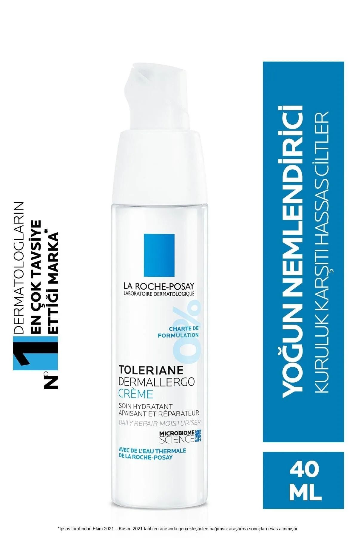La Roche Posay LA ROCHE-POSAY TOLERIANE DERMALLERGO CREME ULTRA HASSAS KURU CİLT YATIŞTIRICI BAKIM KREMİ-40 ML