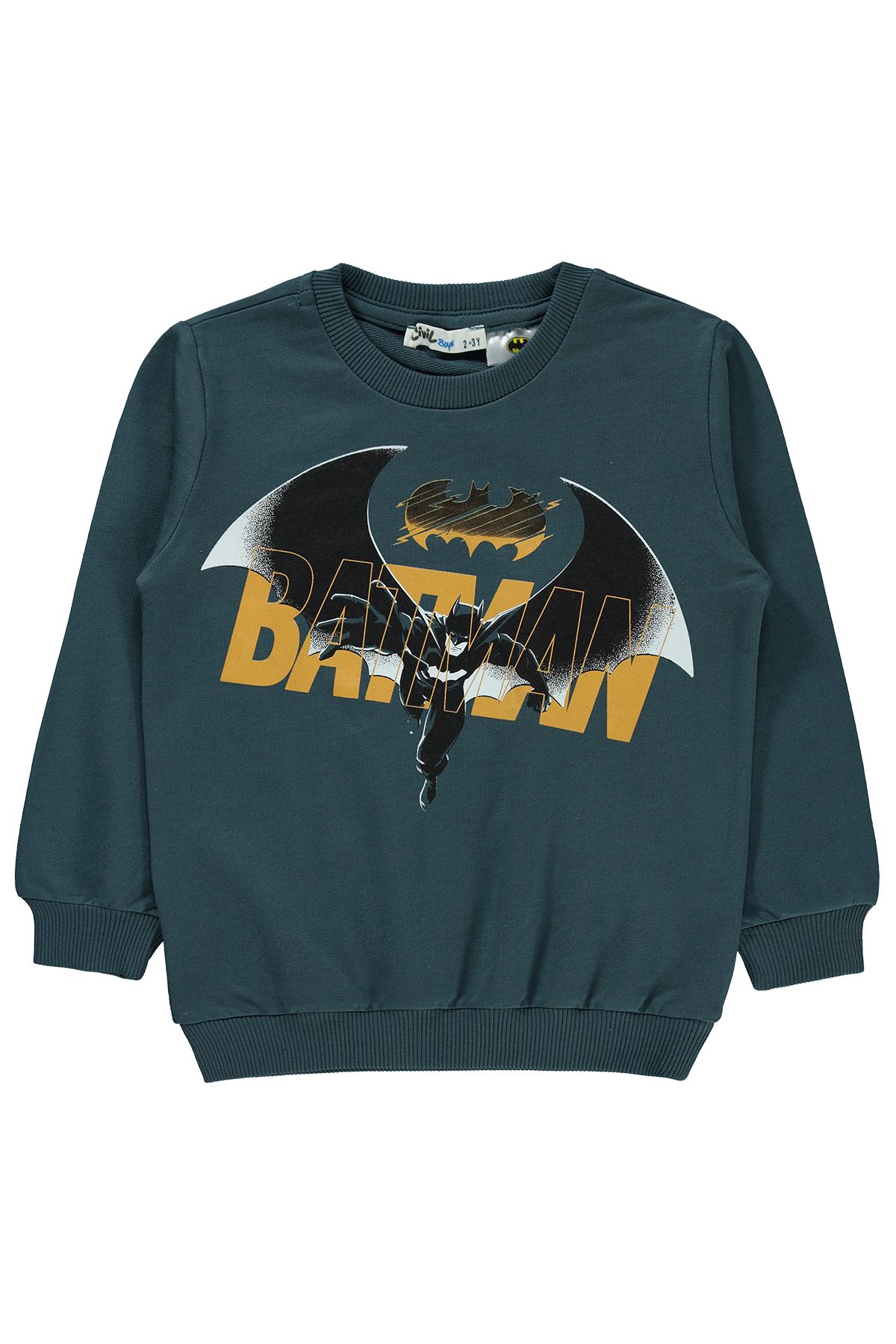 Batman Erkek Çocuk Sweatshirt 2-5 Yaş Antrasit