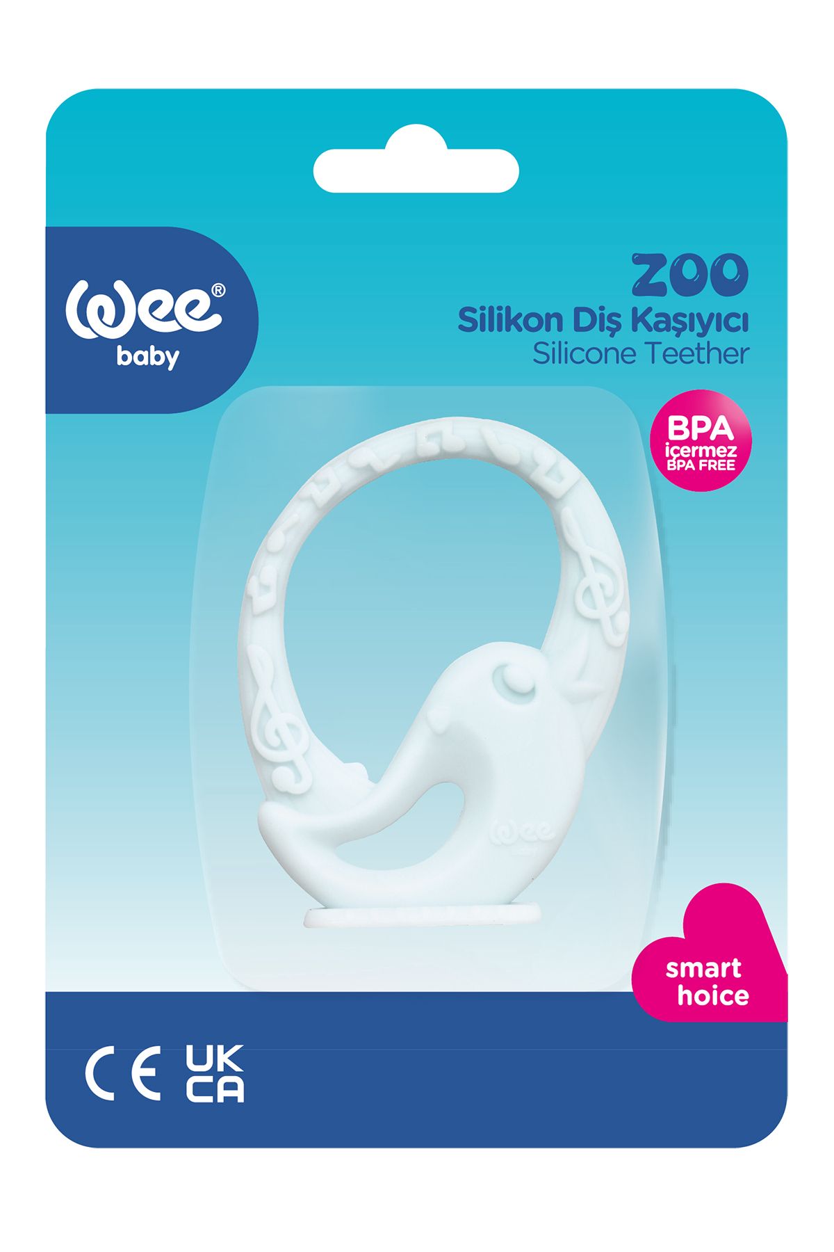 Wee Baby Zoo Diş Kaşıyıcı Mavi