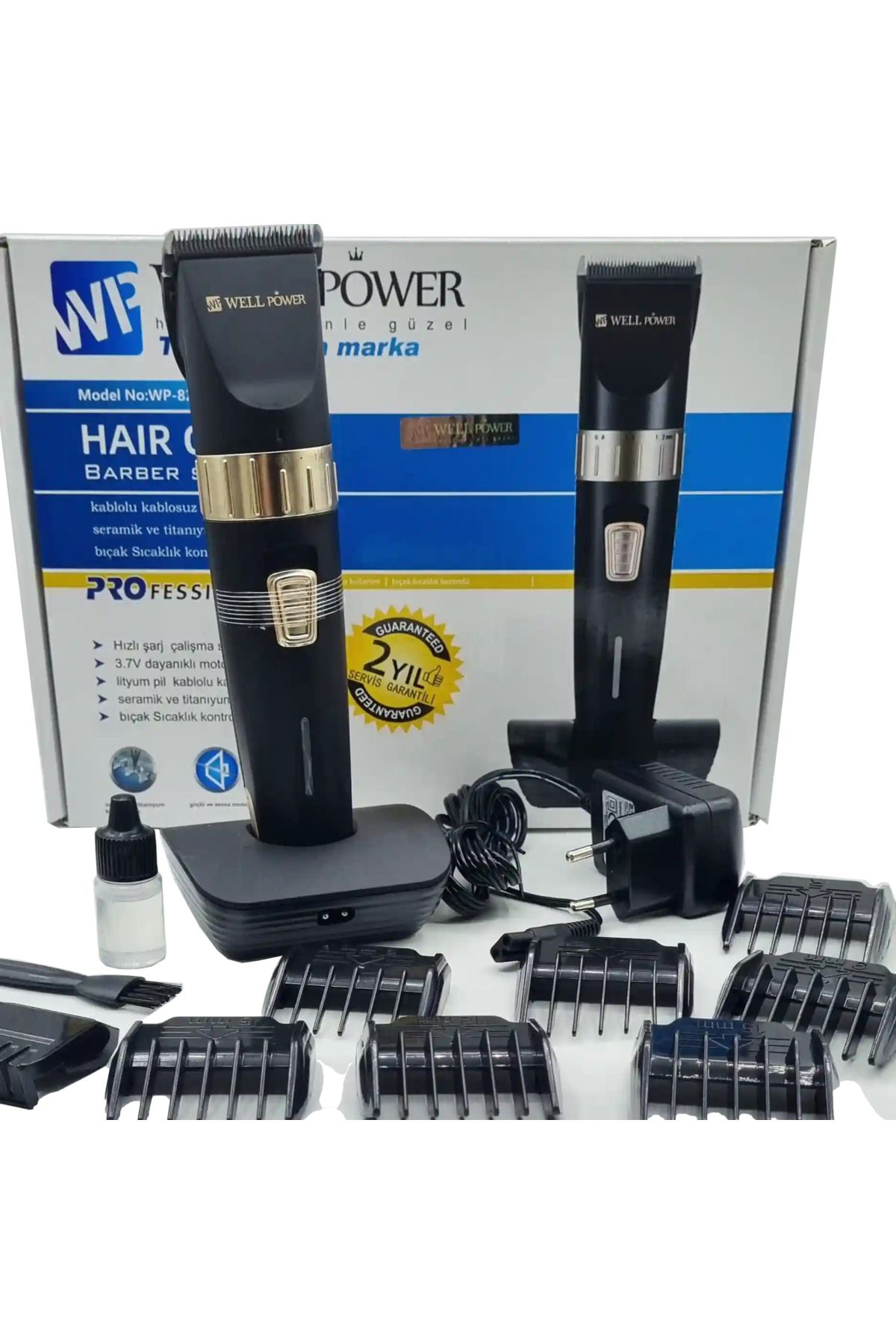DMYTİCARET Well Power 8200 Salon Tipi Professional Saç Sakal Tıraş Makinesi