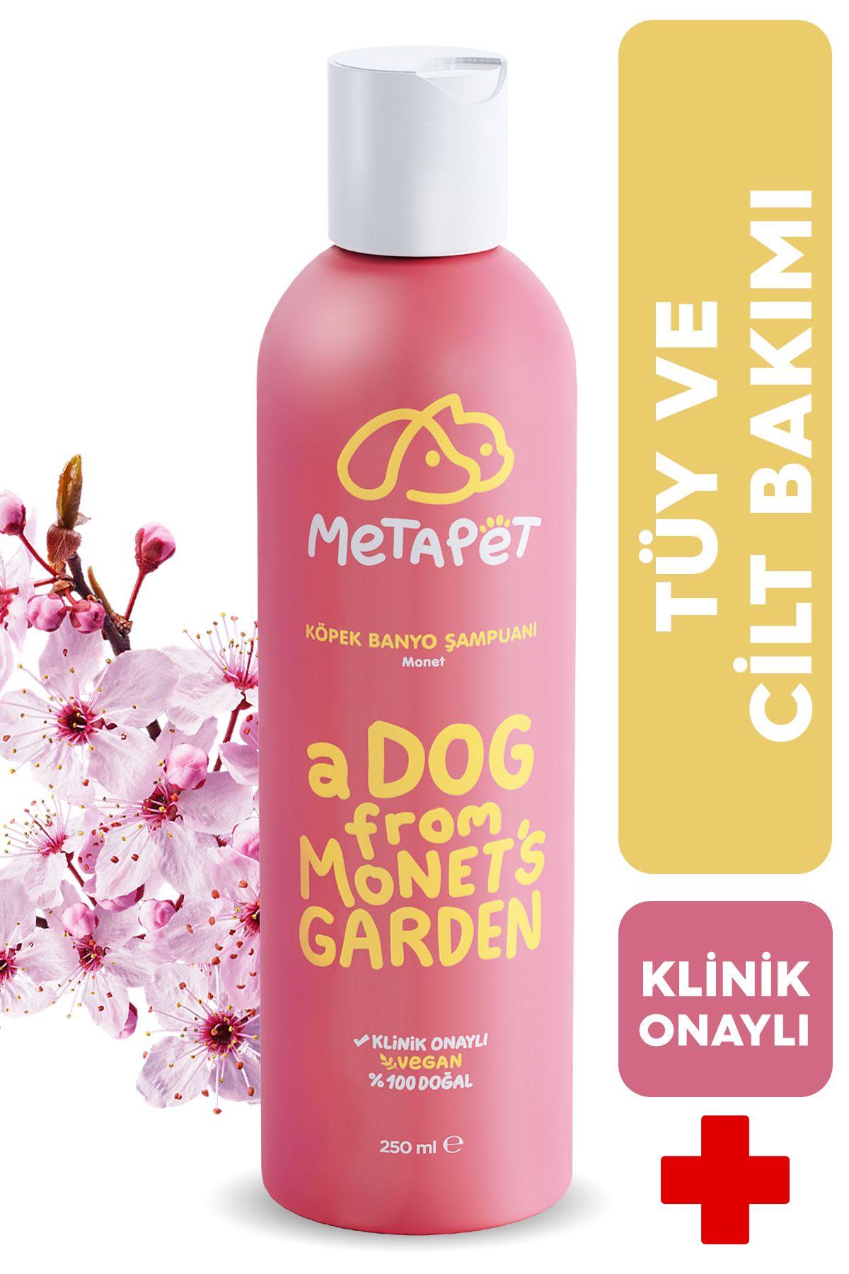 Metapet Tüy Sağlığı Için Köpek Şampuanı, Hassas Ciltli Yavrulara Uygun, Doğal-organik Koku Giderici-250 Ml.