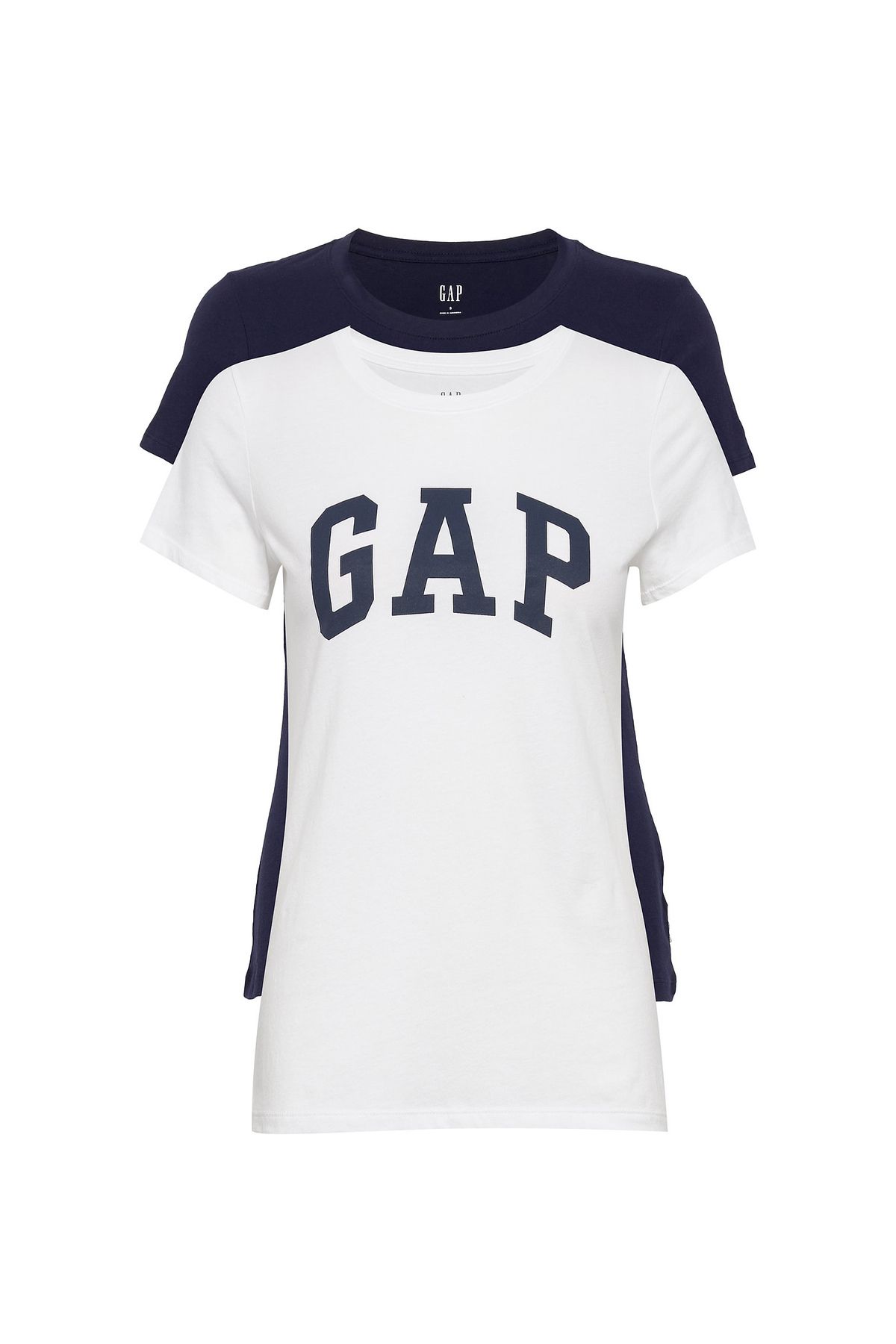 GAP Kadın Lacivert 2'li Gap Logo Kısa Kollu T-shirt