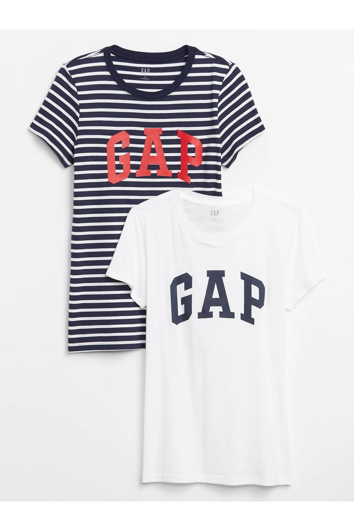 GAP Kadın Çok Renkli 2'li Gap Logo Kısa Kollu T-shirt Seti