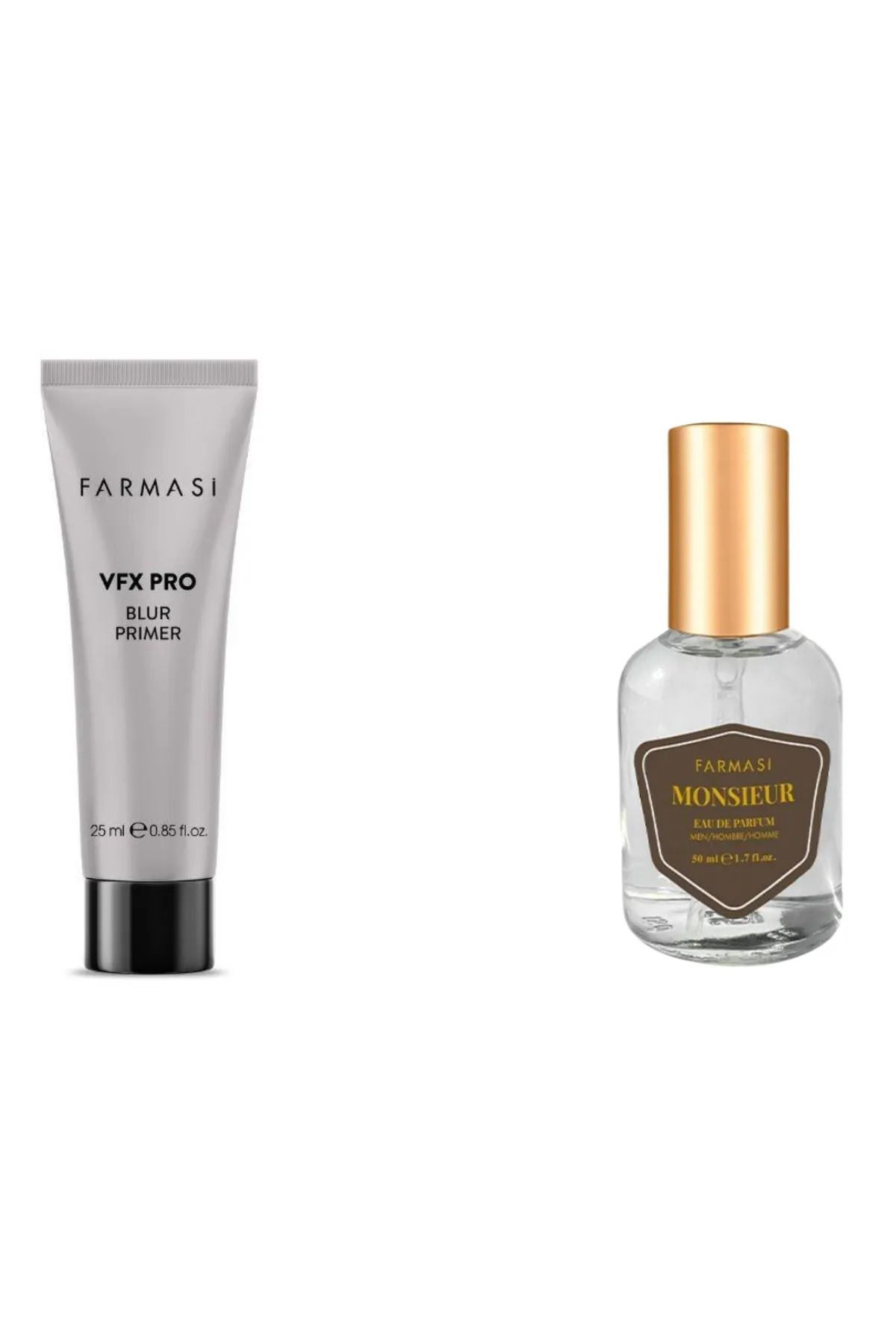 Farmasi Vfx Pro Blur Primer 25 ml Makyaj Bazı Yeni Paket Monsıeur Erkek Parfüm 50 ml