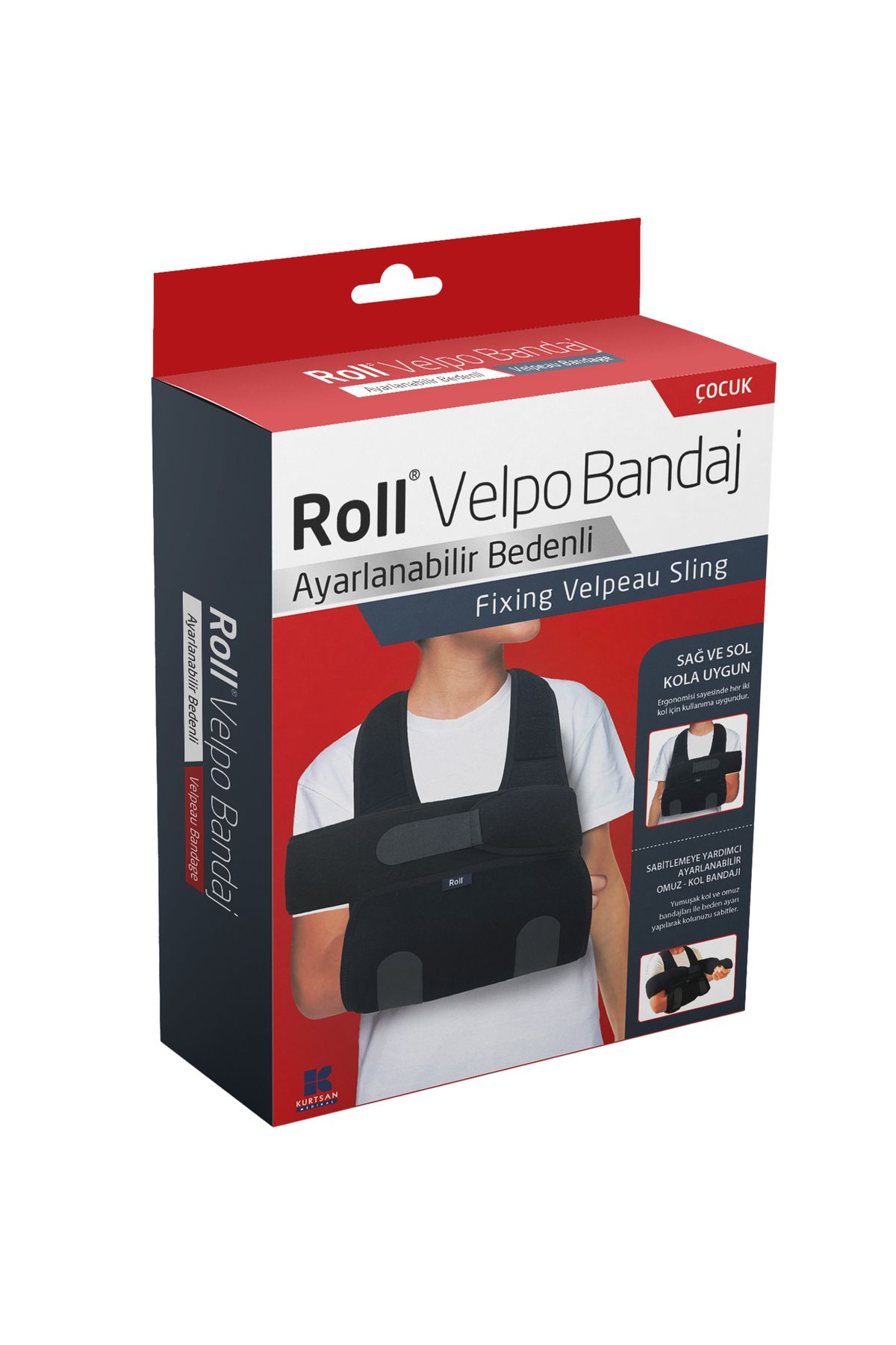 Roll Velpo Bandaj Ayarlanabilir Bedenli - Çocuk