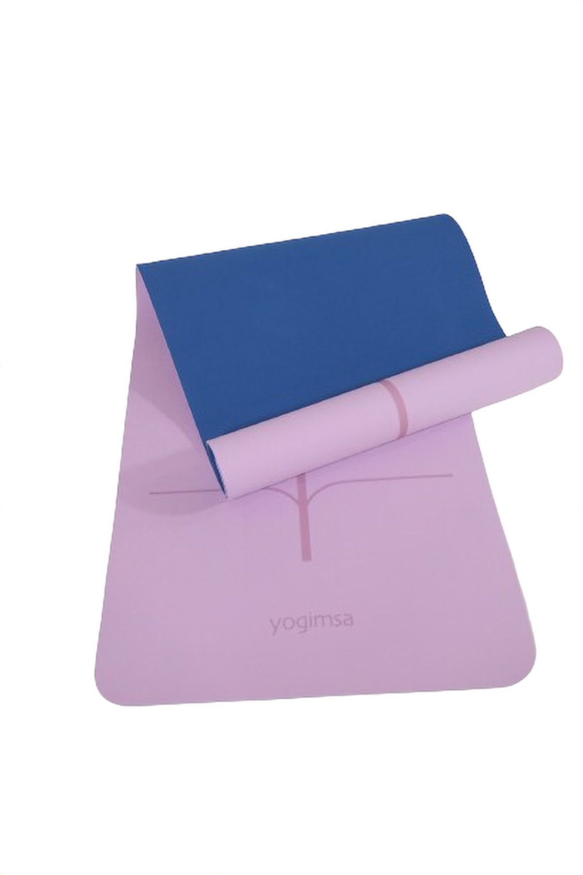 Yogimsa MantaRay Studio Series Coral-Navy Blue-6mm Yoga ve Pilates Matı