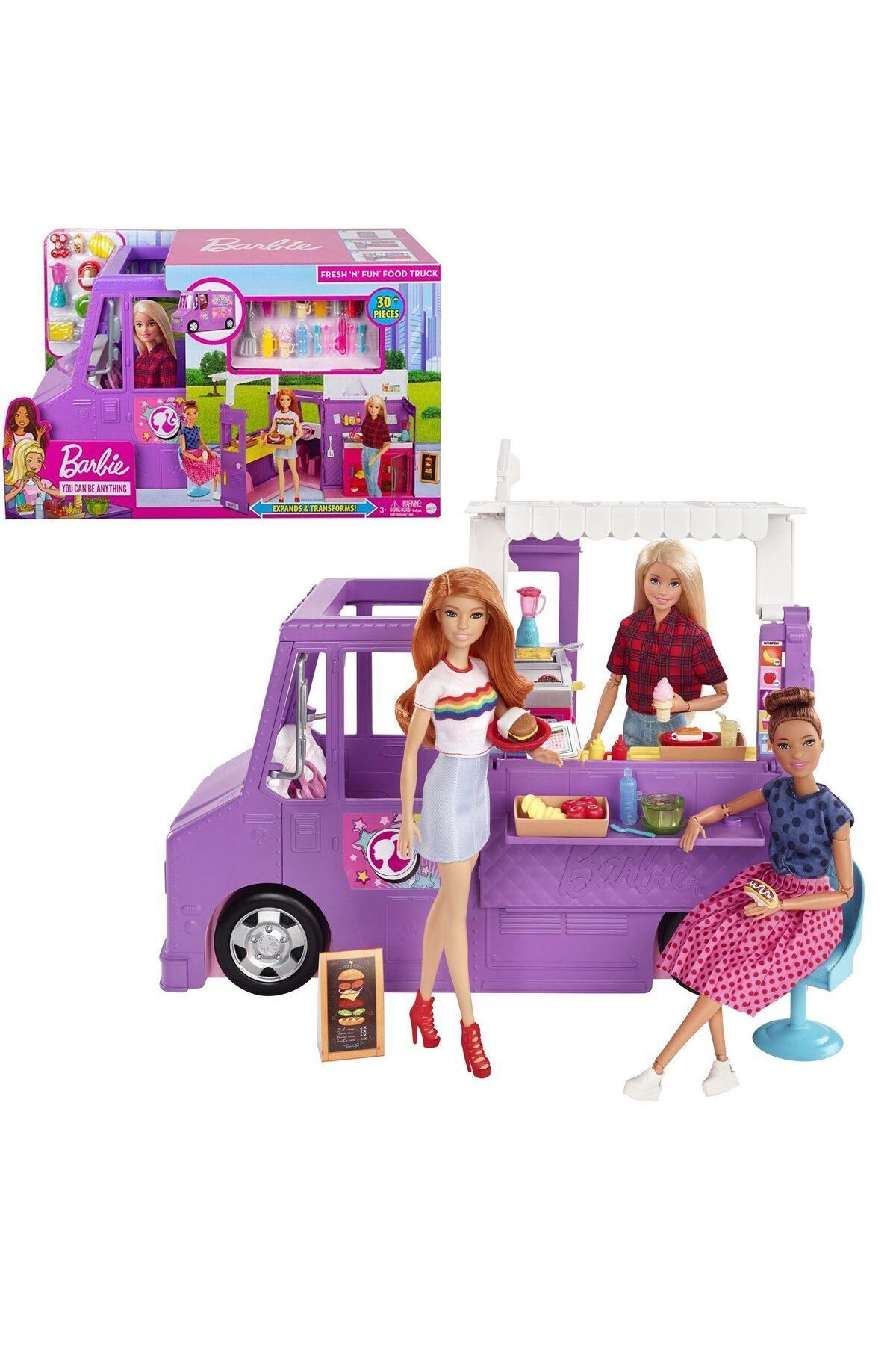 Barbie Gmw07 Barbie®'nin Yemek Arabası™