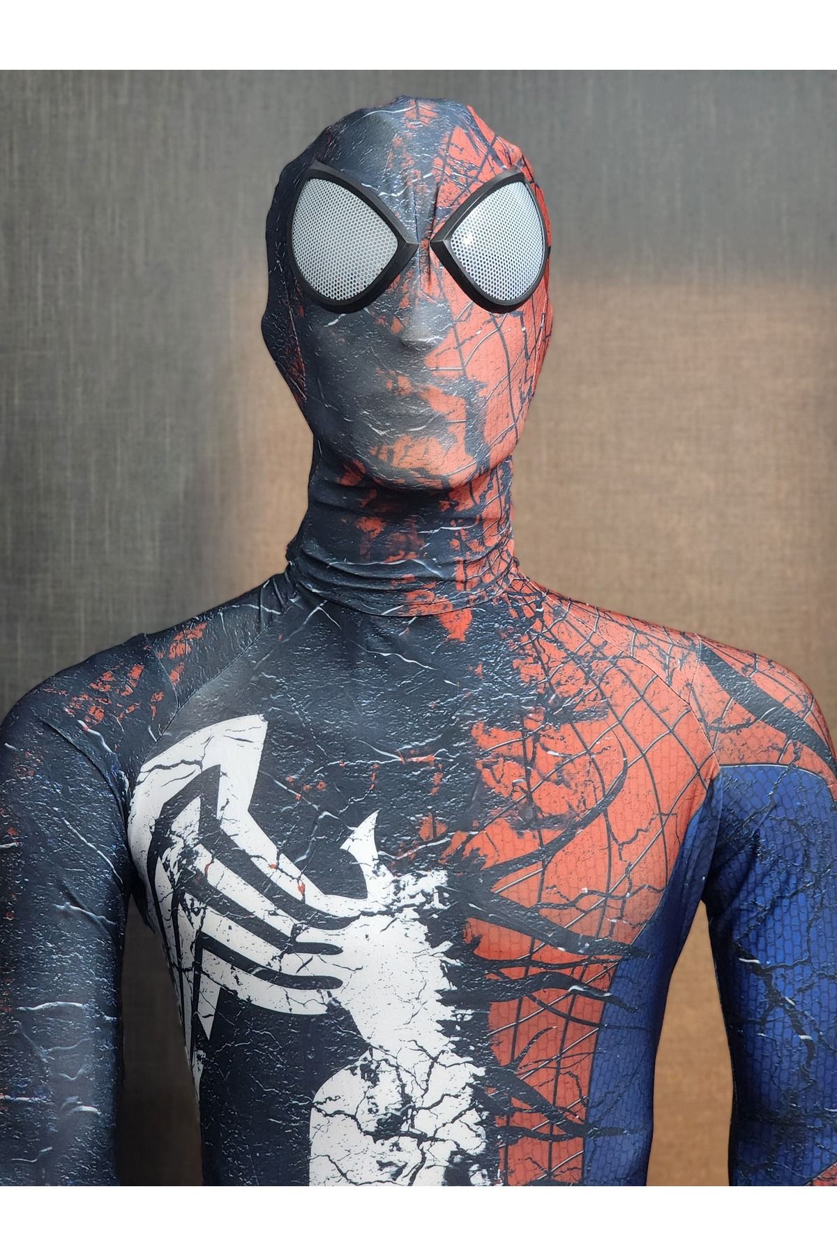 Örümcek Adam Venom and Spiderman 3D Kostüm