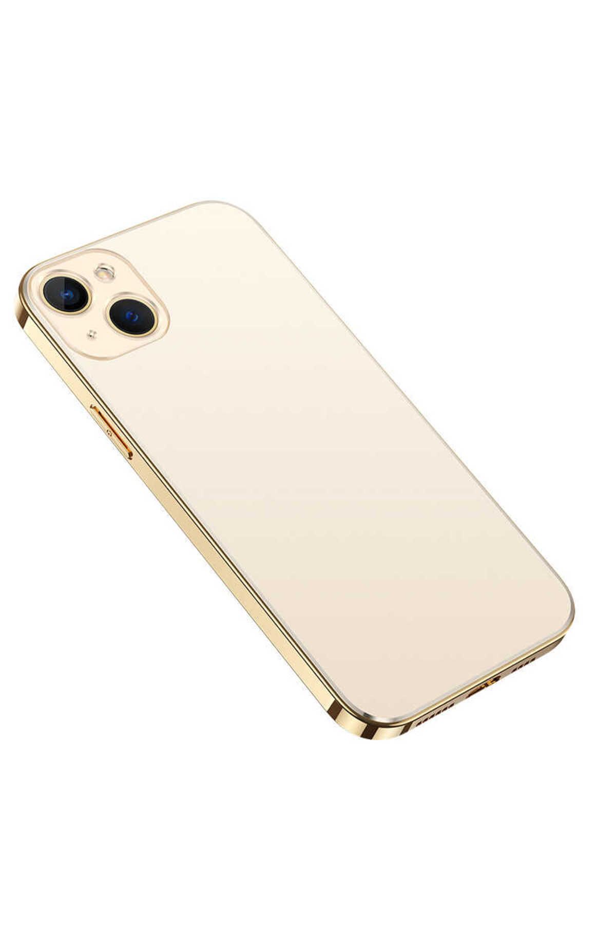 Genel Markalar iPhone 13 Uyumlu Lofy Bobo Kapak-Gold