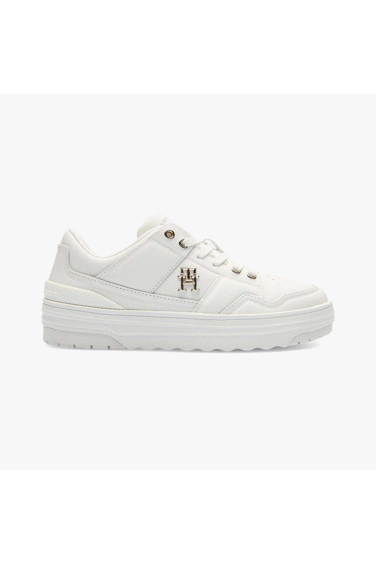 Tommy Hilfiger Basket Kadın Beyaz Sneaker