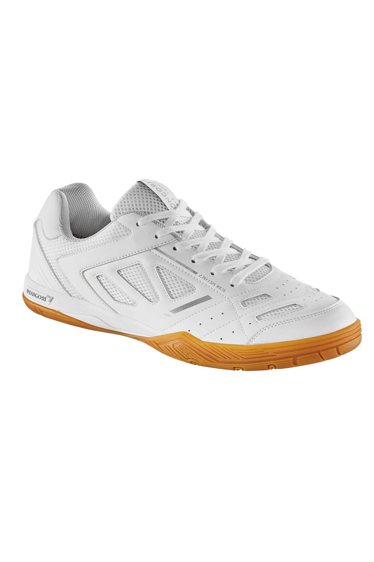 Decathlon Masa Tenisi Ayakkabısı - Beyaz / Gümüş - TTS 500 New
