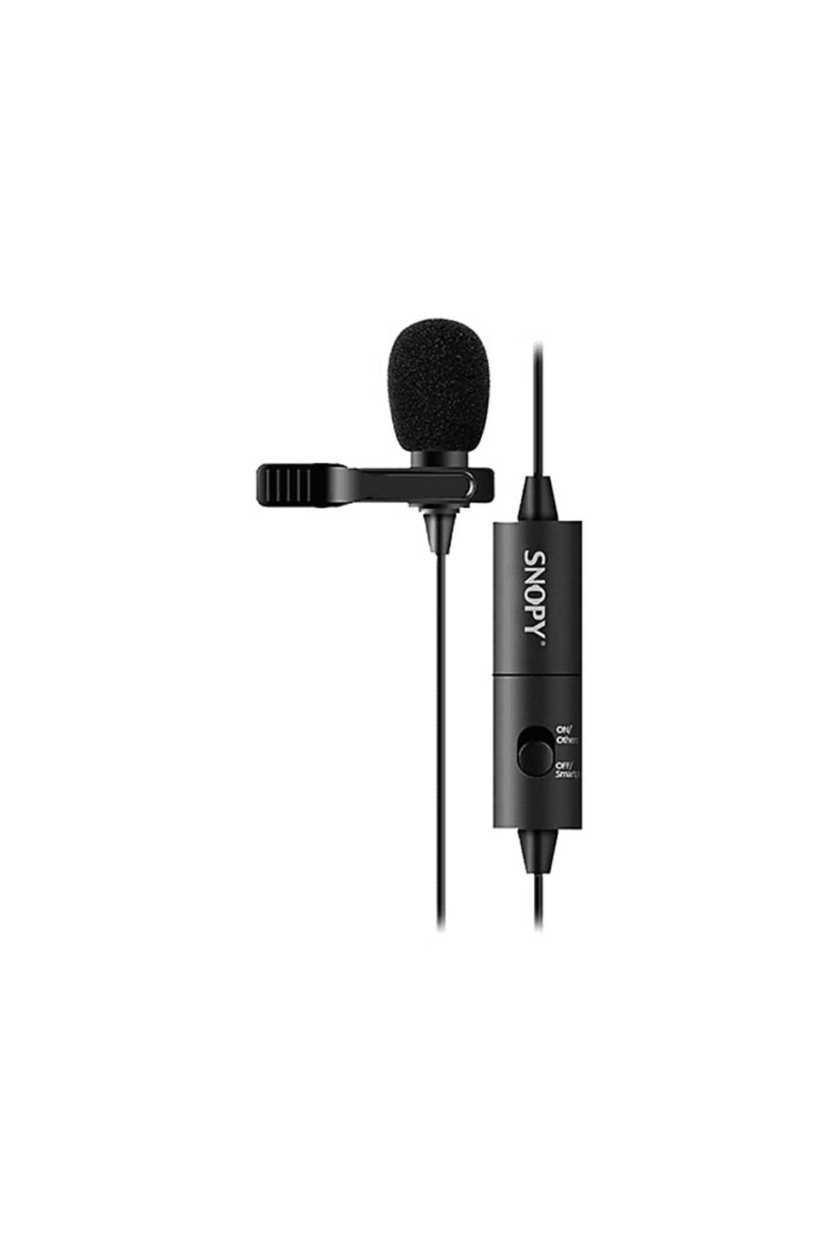 Snopy SN-100M Yaka Mikrofonu Siyah
