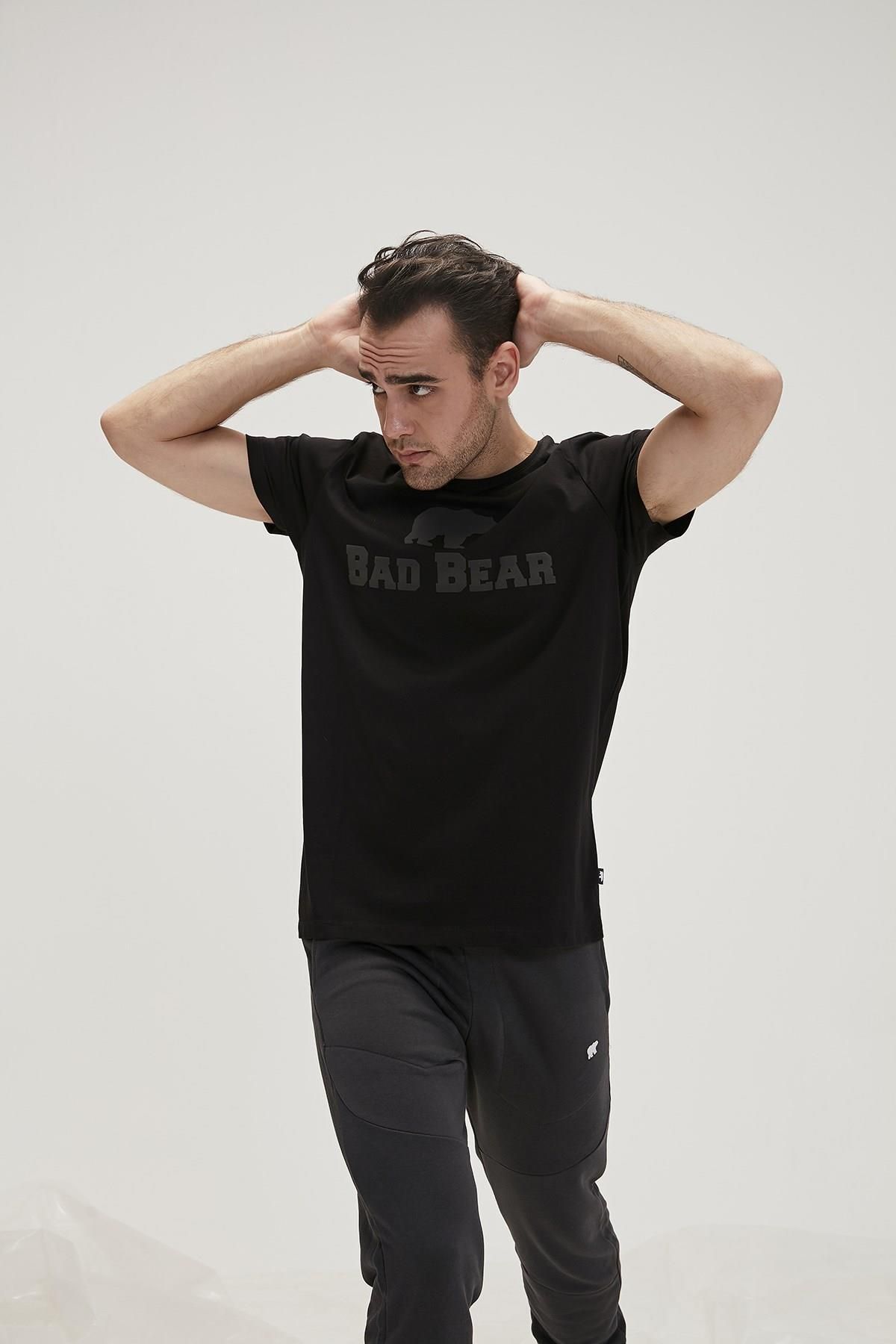 Bad Bear 19.01.07.002 Ber Bear Ayi Baski 0 Yaka Kisa Kol Tshirt