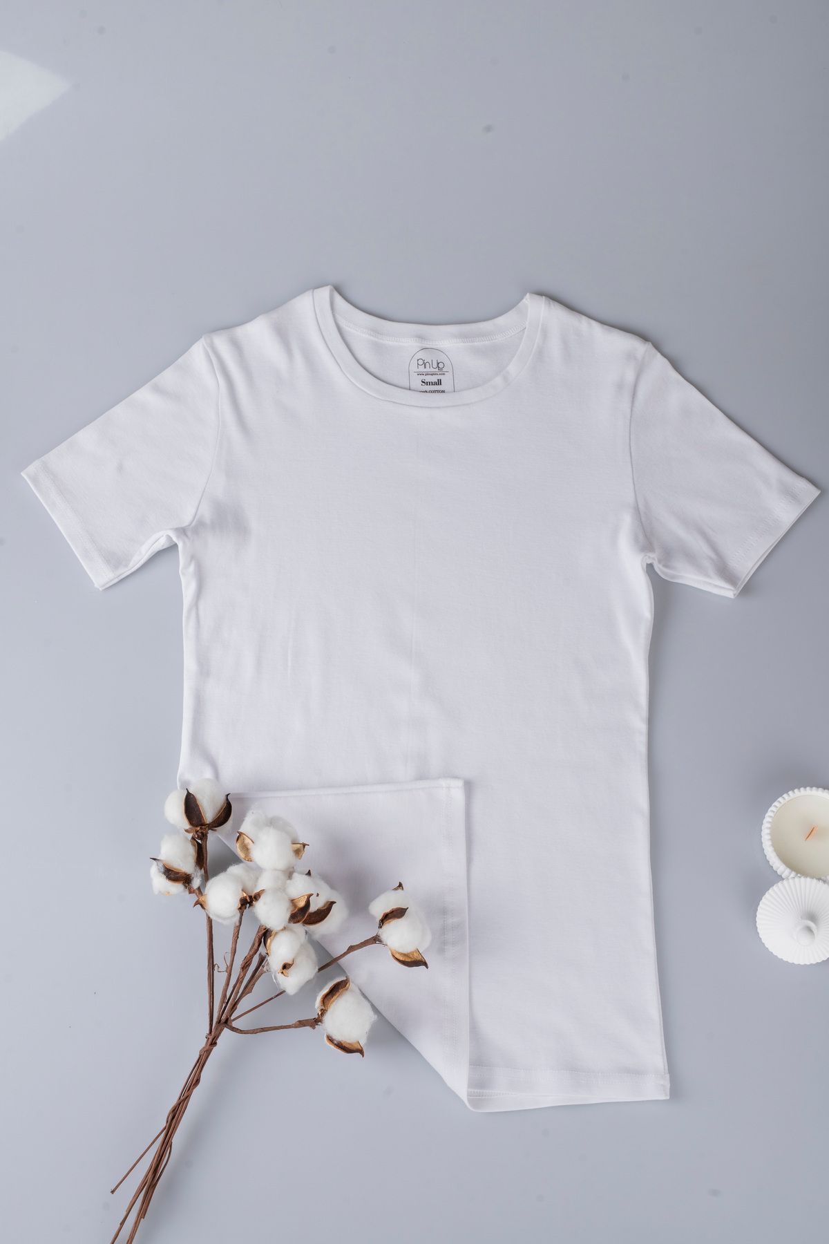 AYD UNDERWEAR %100 Pamuk Erkek Beyaz 0 Yaka T-shirt / Fanila