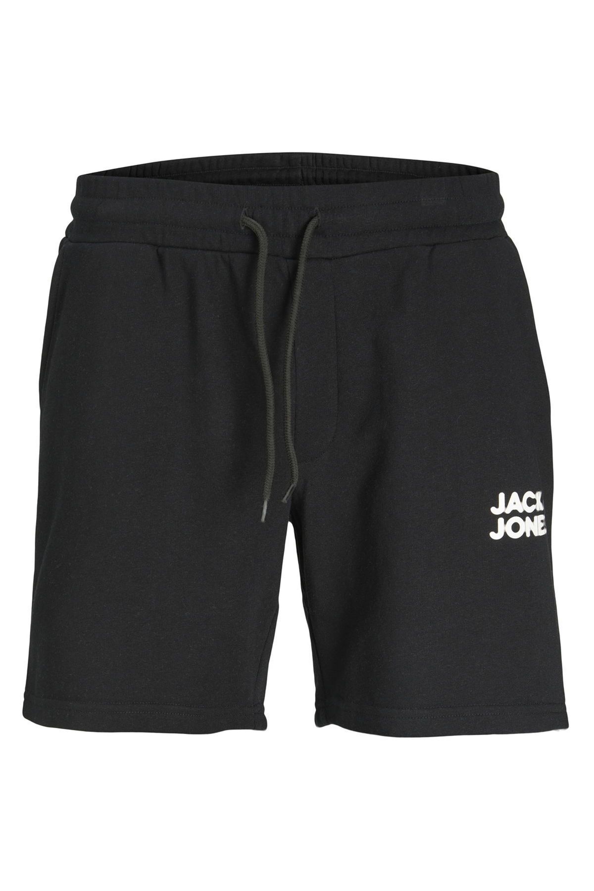 Jack & Jones Erkek Logo Baskılı Sweat Şort - Newsoft - 12228920 - BS