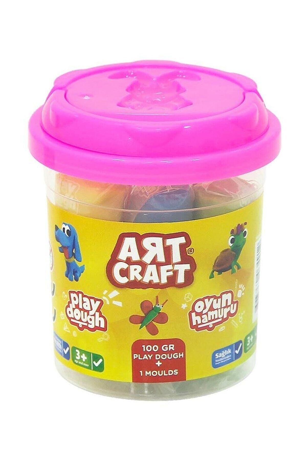 Art Craft Dede Küçük Kova 5 Renk 100 Gr Oyun Hamuru Pembe 3+ Yaş