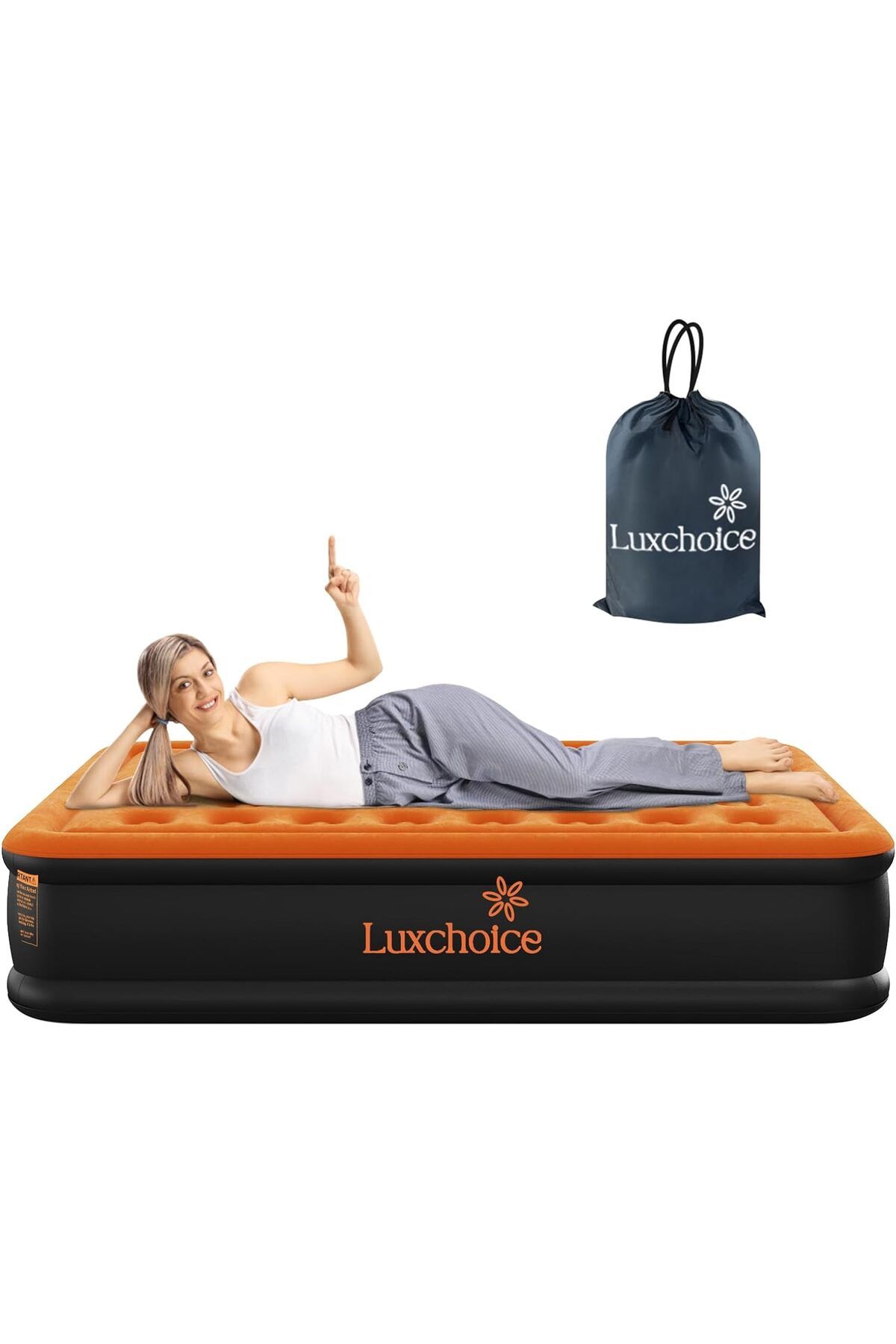 Luxchoice Premium Kendiliğinden Şişen 2 Kişilik Hava Yatağı: Rahatlık ve Şıklık Sunar
