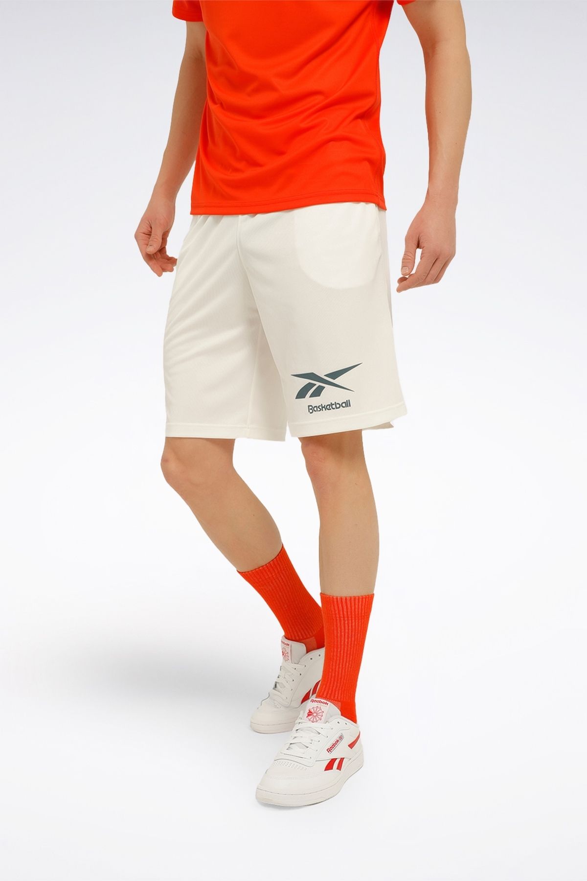 Reebok BASKETBALL MESH SH Ekru Erkek Şort