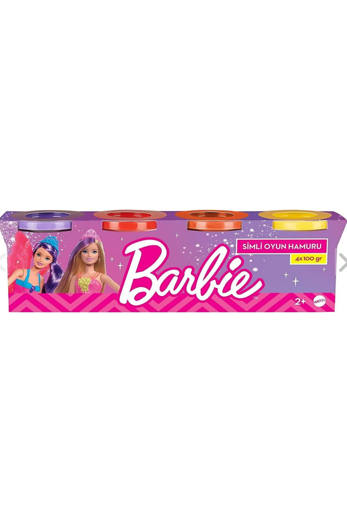 Barbie HHJ32 Simli Oyun Hamuru 4x100 gr