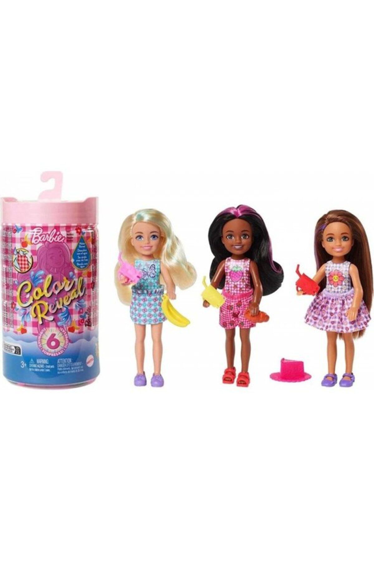 Barbie -Bbk. Color Reveal Renk Değiştiren Sürpriz Chelsea Piknikte Bebekler HLF84