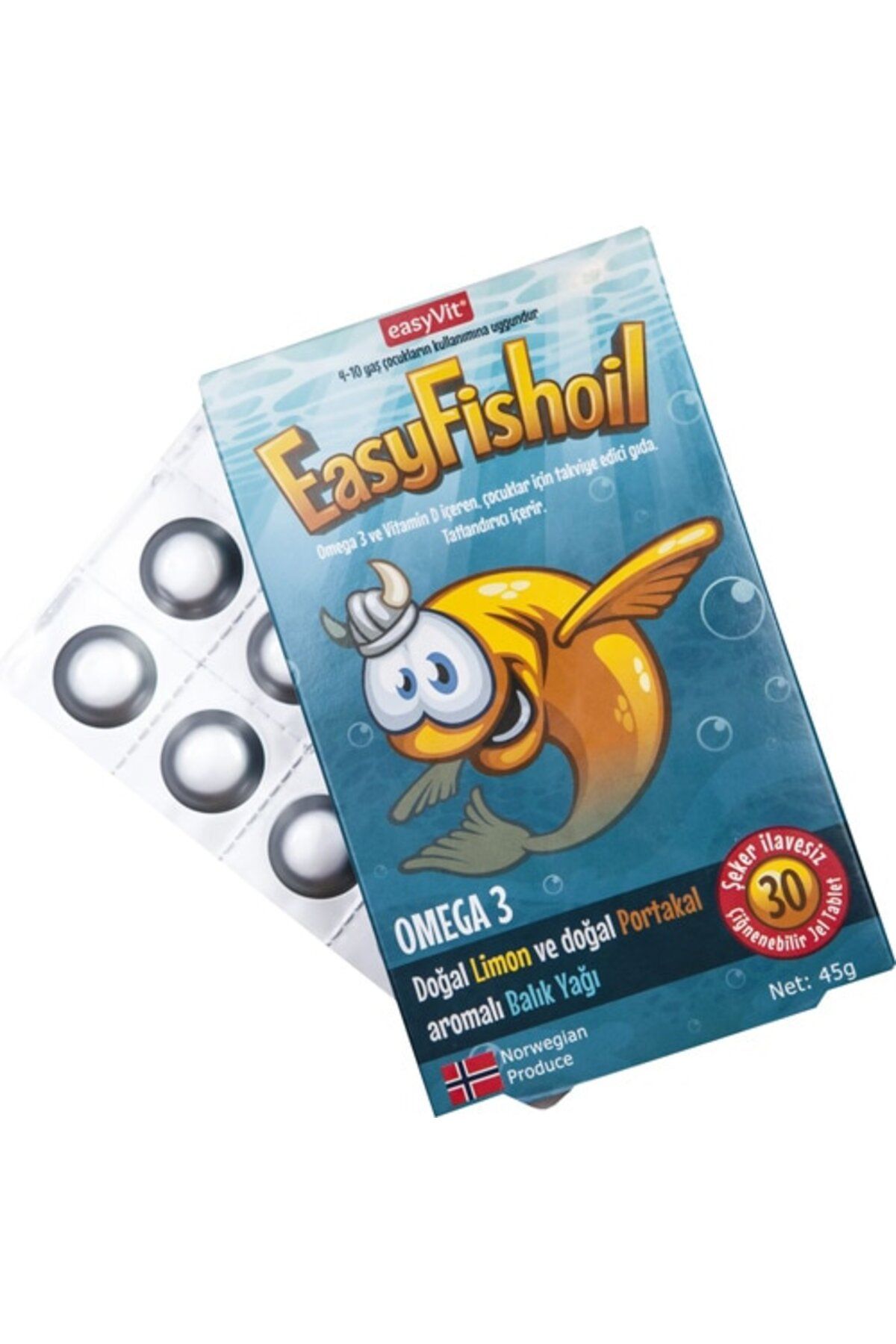 Easy Fishoil Easyfishoil Omega 3 Çiğnenebilir 30 Adet Jel