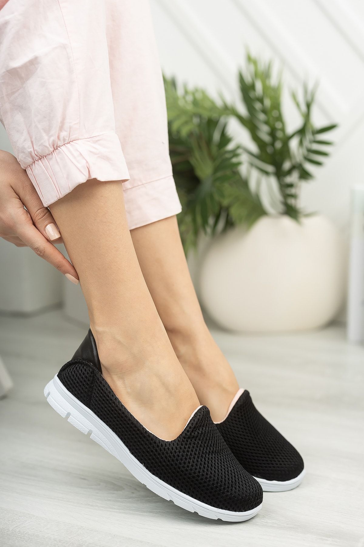 StWenn Kadın Spor Babet Yürüyüş Ayakkabısı Hafif Ortopedik Taban