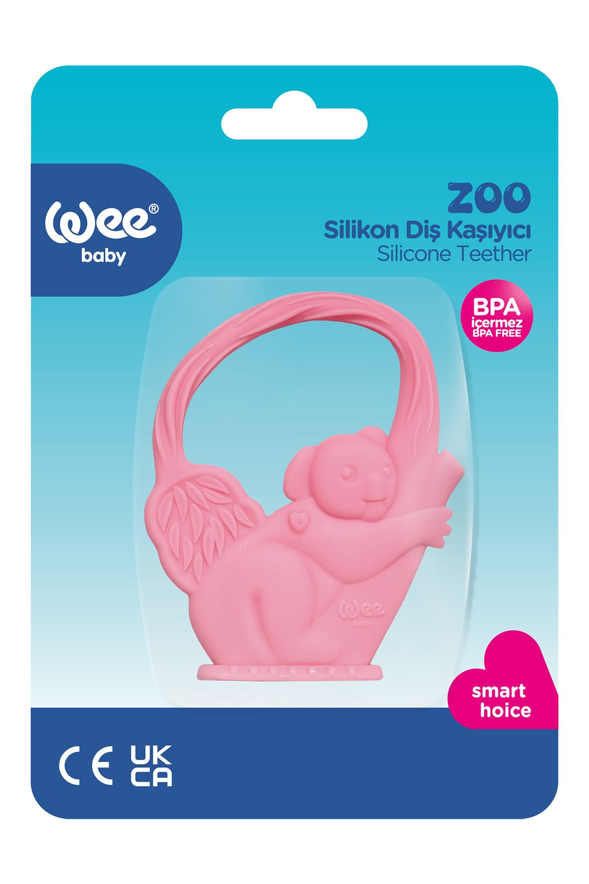 Wee Baby Zoo Diş Kaşıyıcı Pembe