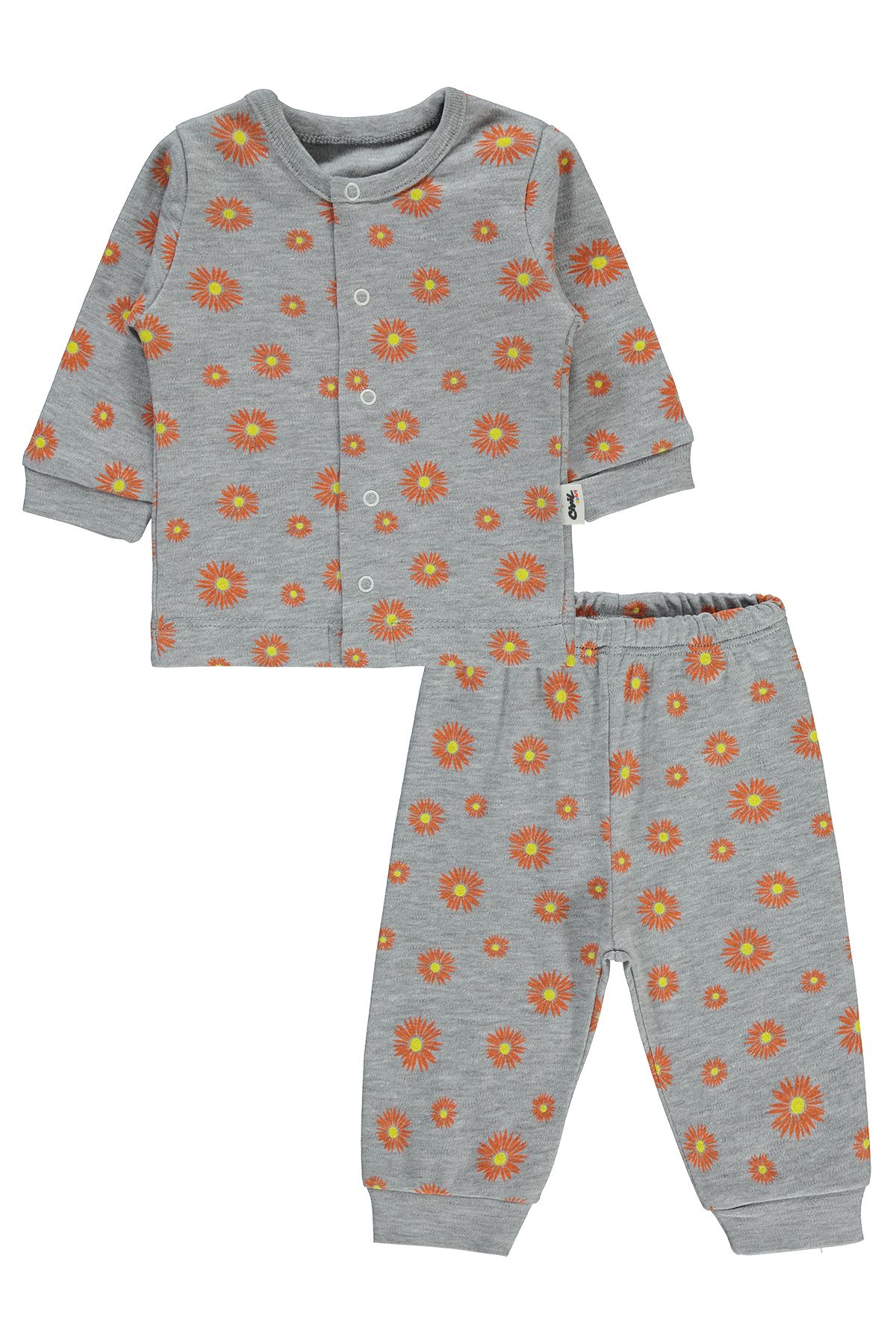 Civil Baby Kız Bebek Pijama Takımı 1-3 Ay Grimelanj