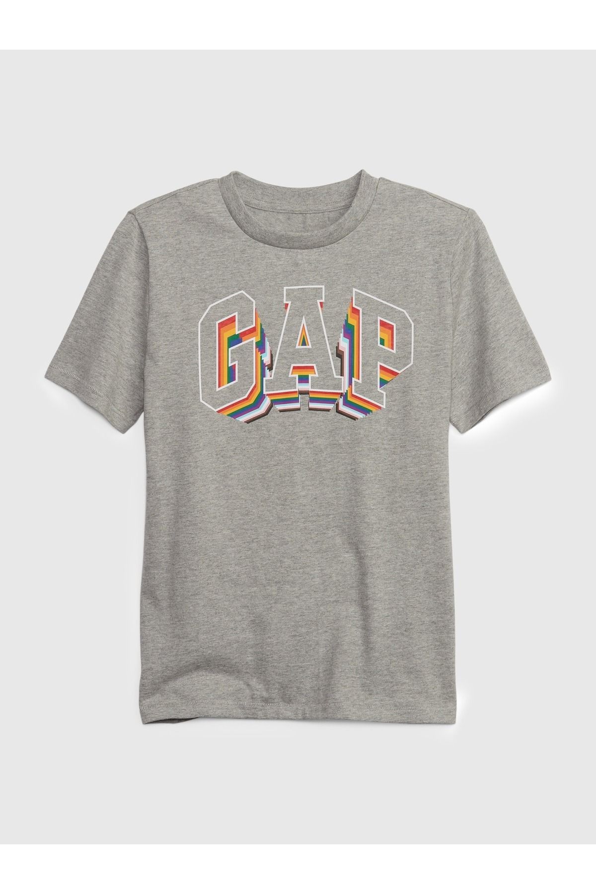 GAP Erkek Bebek Gri Gap Logo T-shirt
