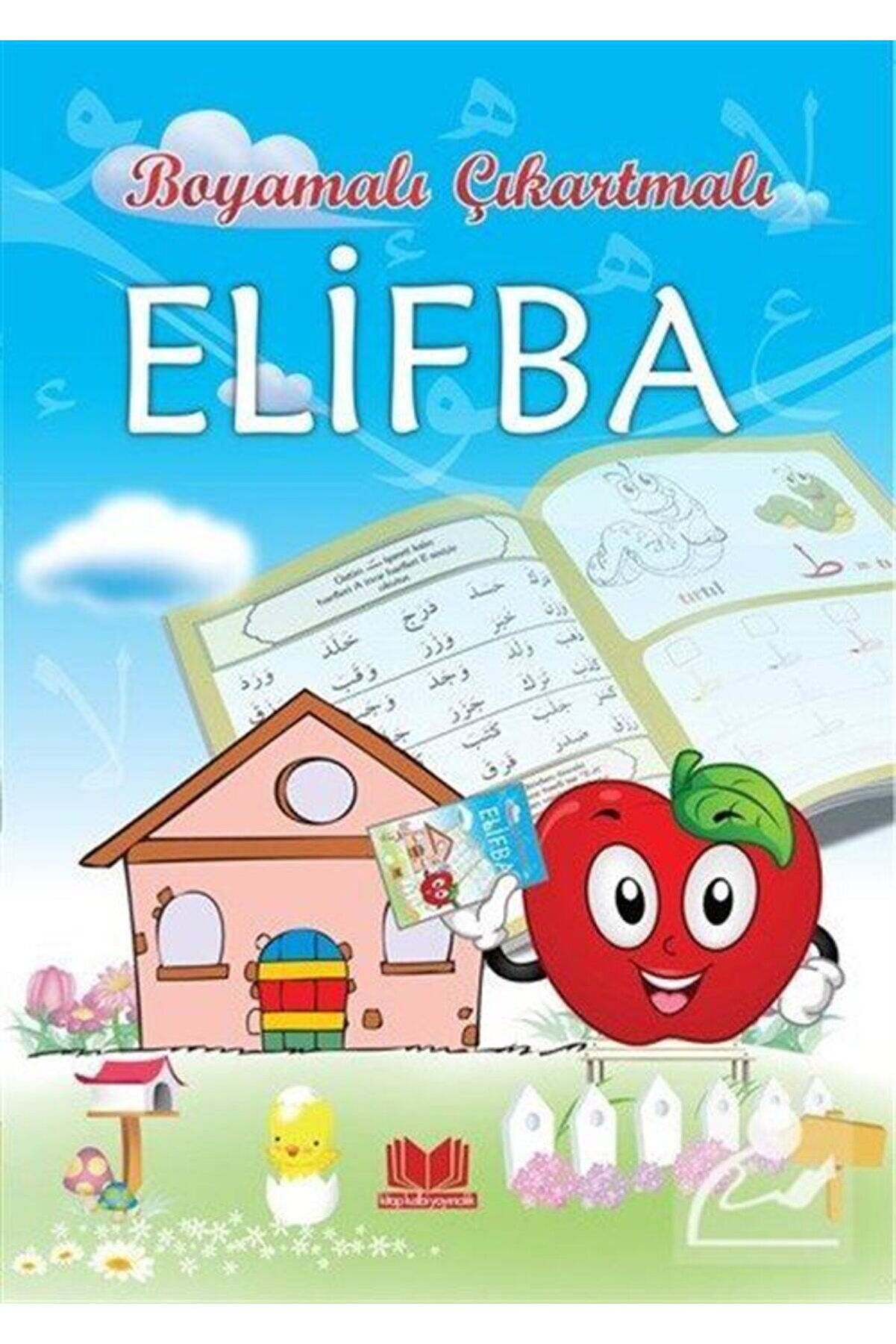 Kitap Kalbi Yayıncılık Boyamalı Çıkartmalarla Elifba