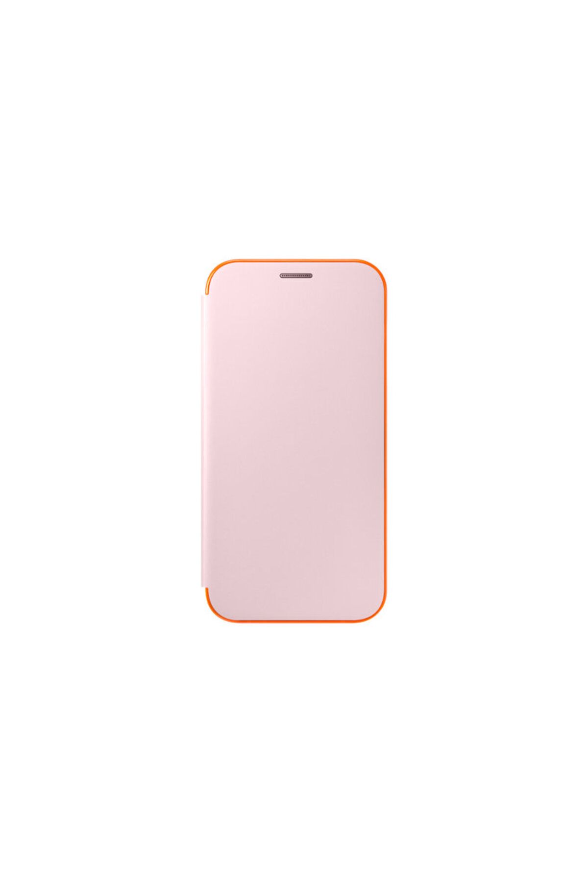 Samsung A7 (2017) Neon Flip Cover Kapaklı Kılıf Pembe - EF-FA720PPEGWW