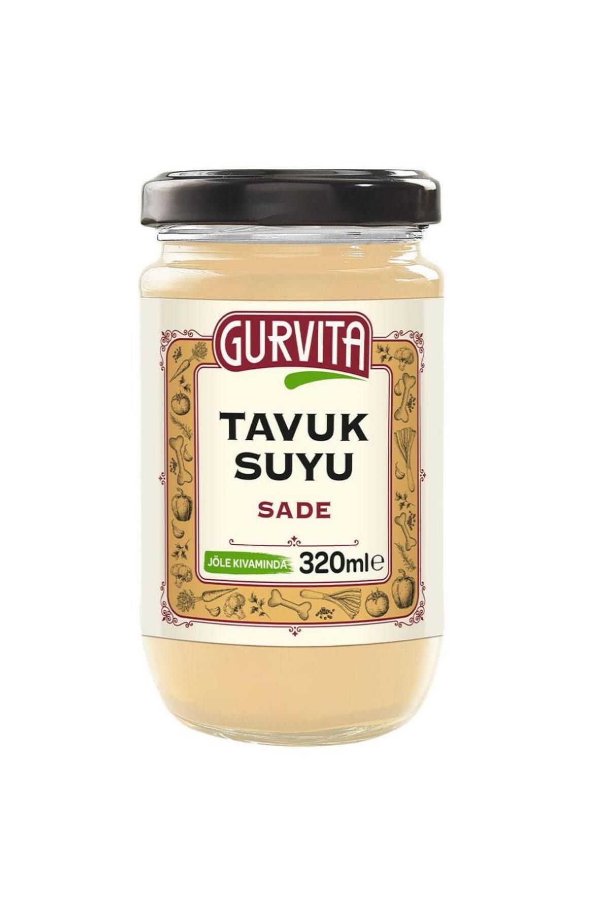 Gurvita Tavuk Suyu Sade 320 ml