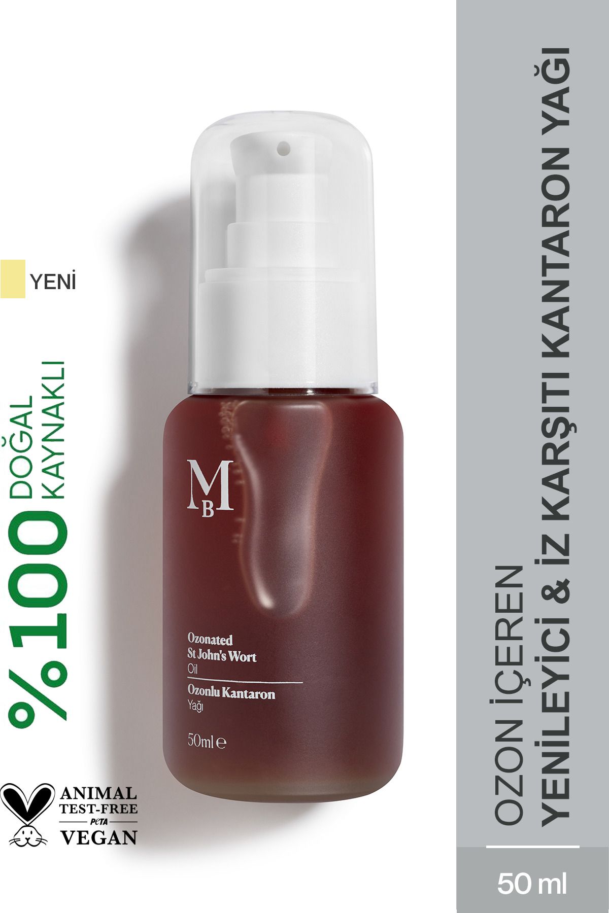 MİSBAHÇE Ozonlu Kantaron Yağı 50 ml