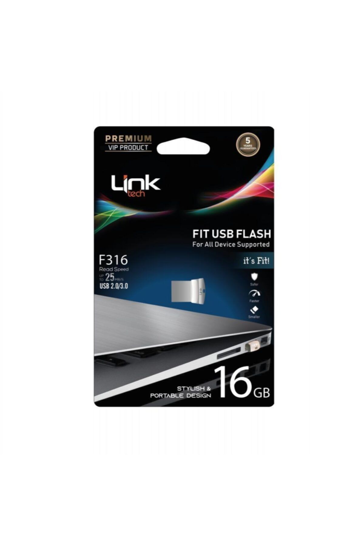 Link Fit Premium 16gb Metal 25mb/s Usb Flash Bellek