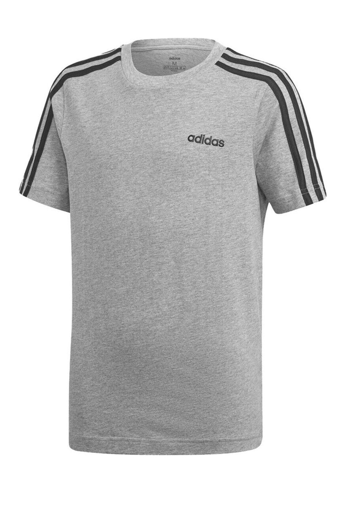 adidas YB E 3S TEE Açık Gri Erkek Çocuk T-Shirt 100617370