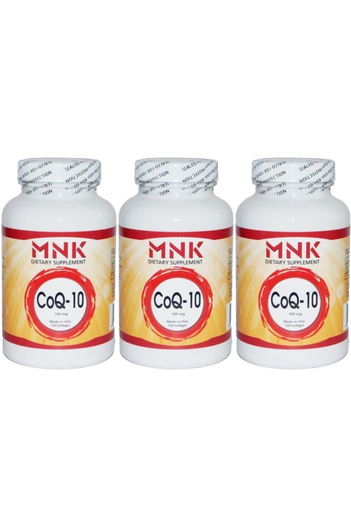 Mnk Coenzyme Q-10 100 Mg 120 Kapsül X 3 Kutu 360 Tablet