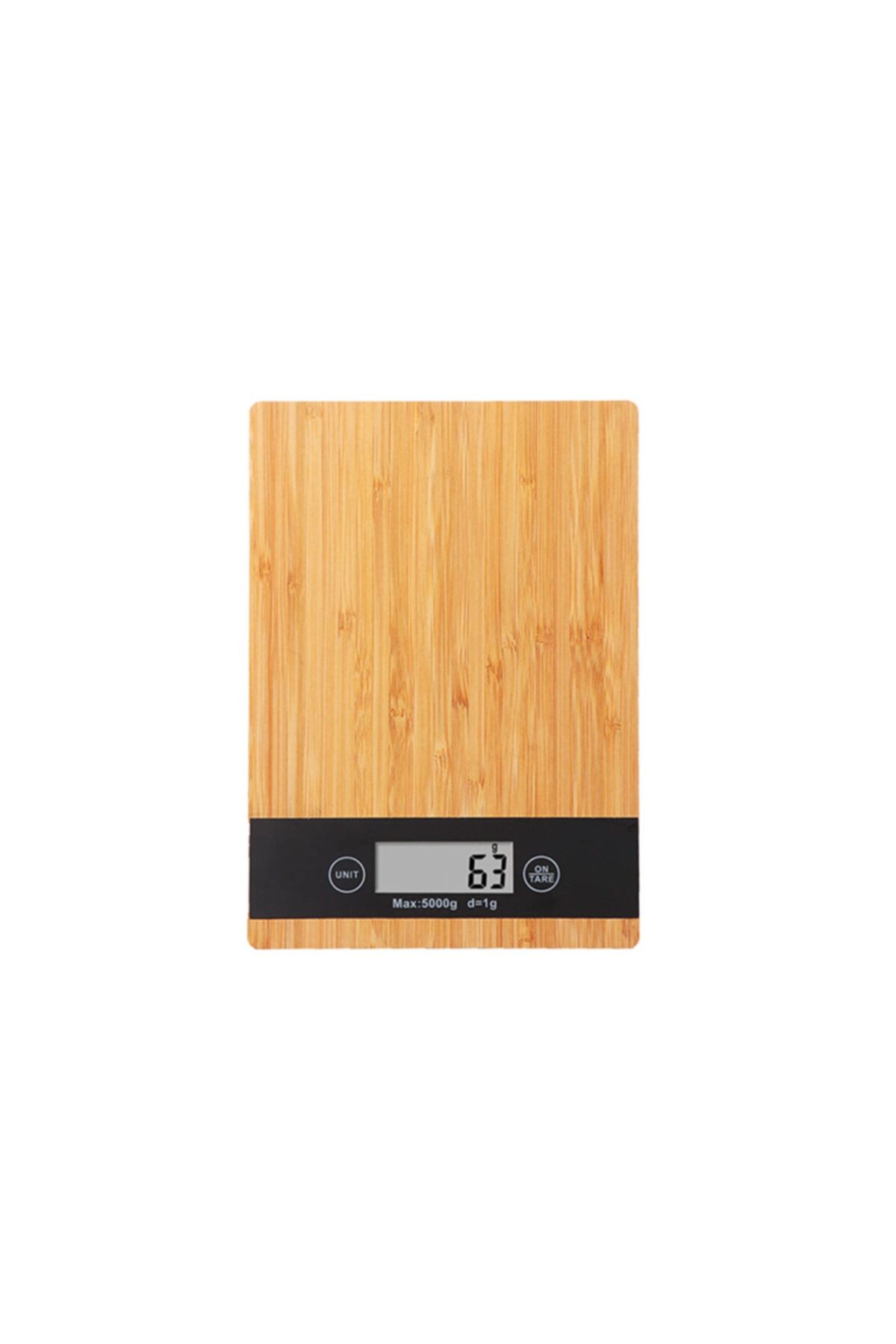 Gomax Bambu Dijital Hassas Tartı Mutfak Terazisi 5kg/1gr
